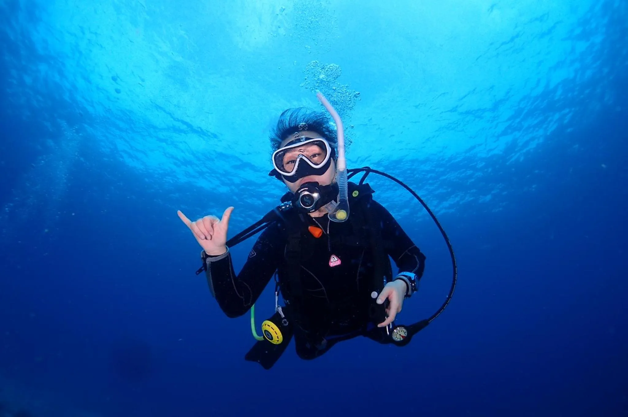 Diving in Oceanism海洋主义潜水度假酒店