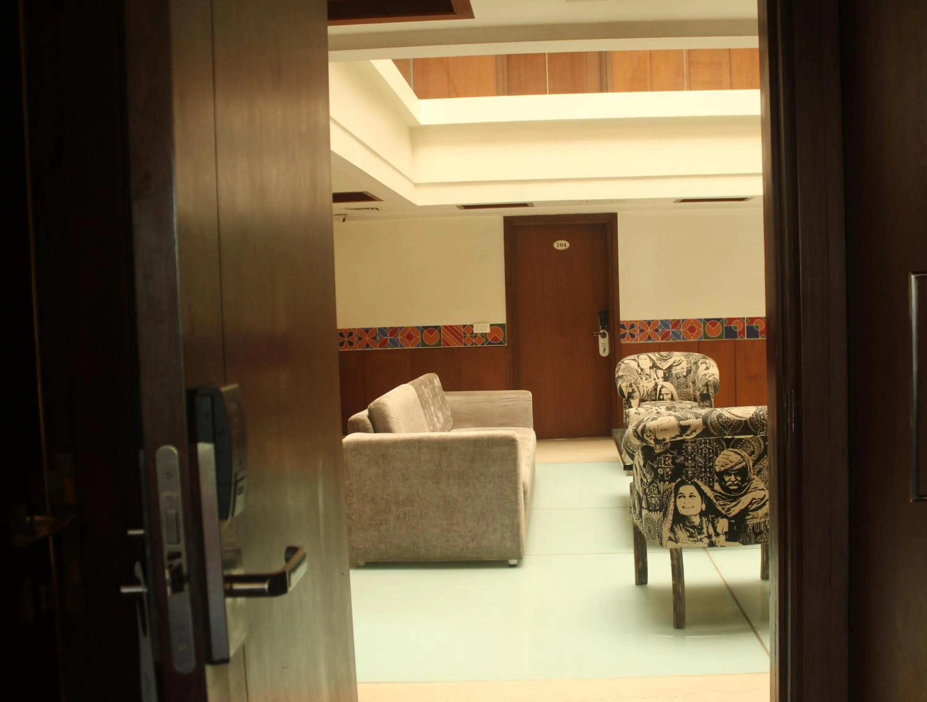 Seating area in THE J K Hotel C R Park