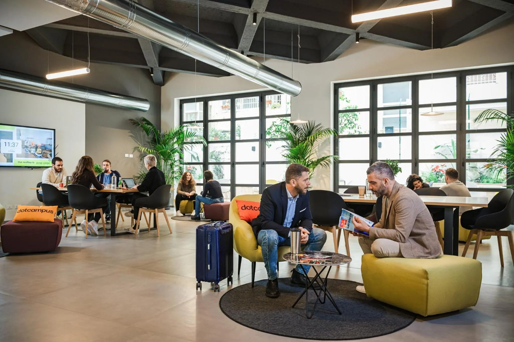 Lobby or reception in Dotcampus Roma City Center