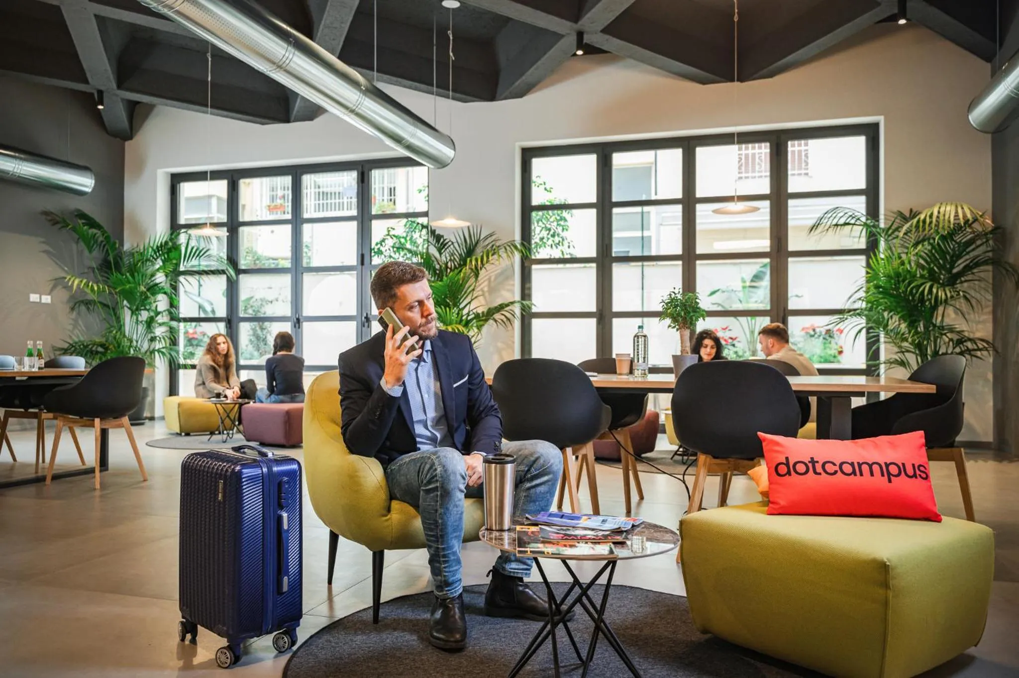 Lobby or reception in Dotcampus Roma City Center