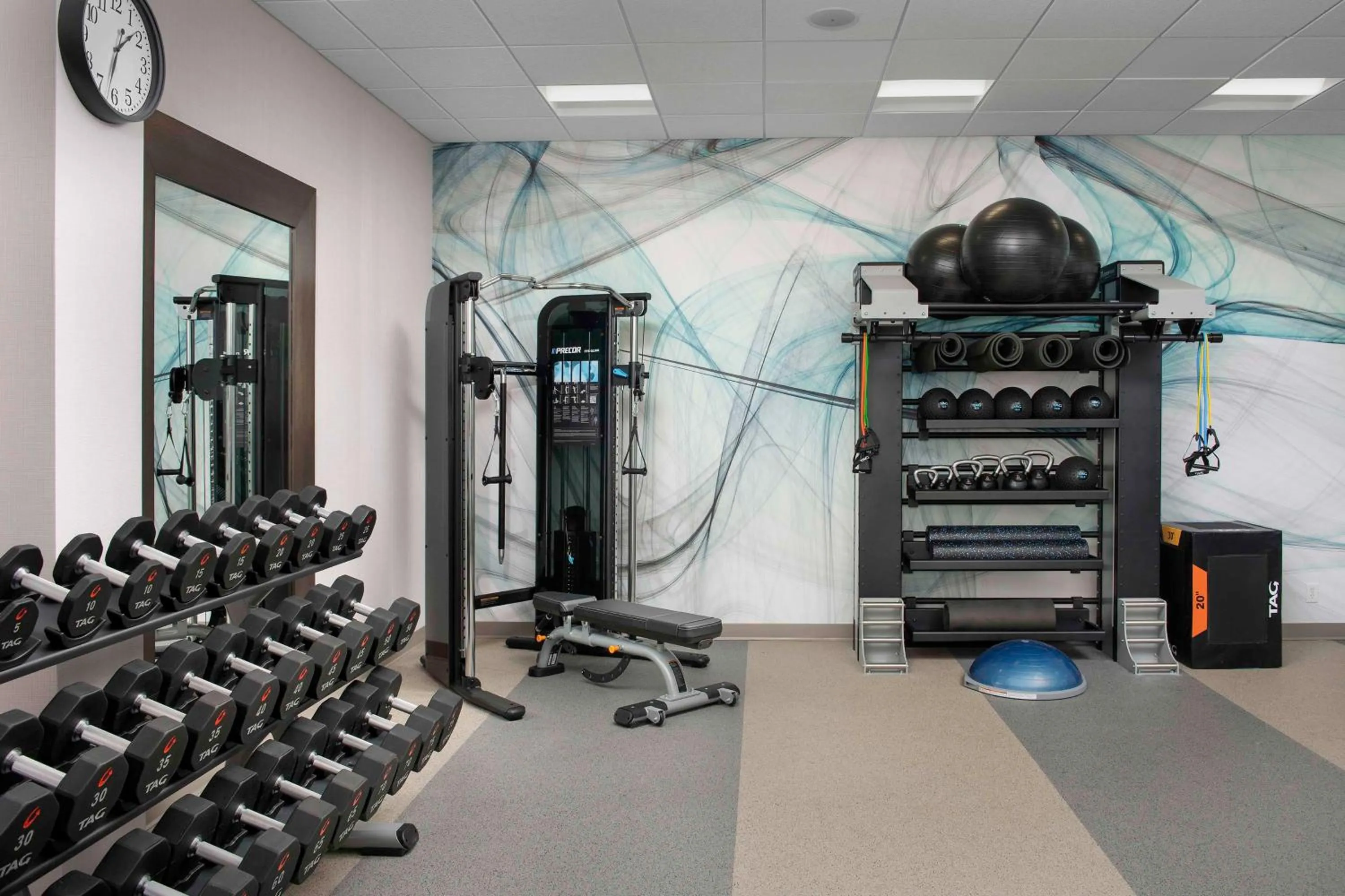 Fitness centre/facilities in Hilton Garden Inn Pensacola Downtown