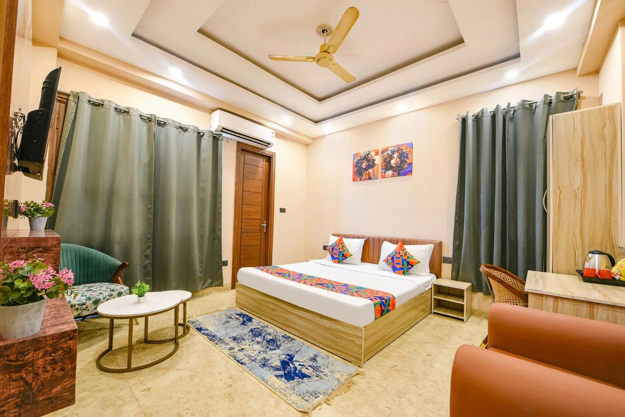 Bed in FabHotel Vibe