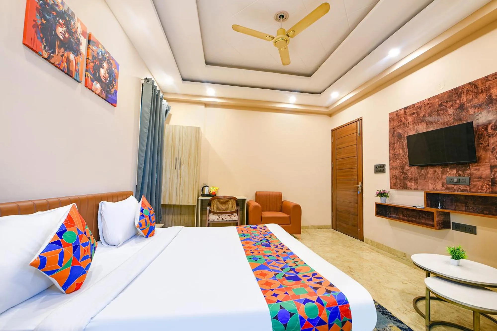 Bed in FabHotel Vibe