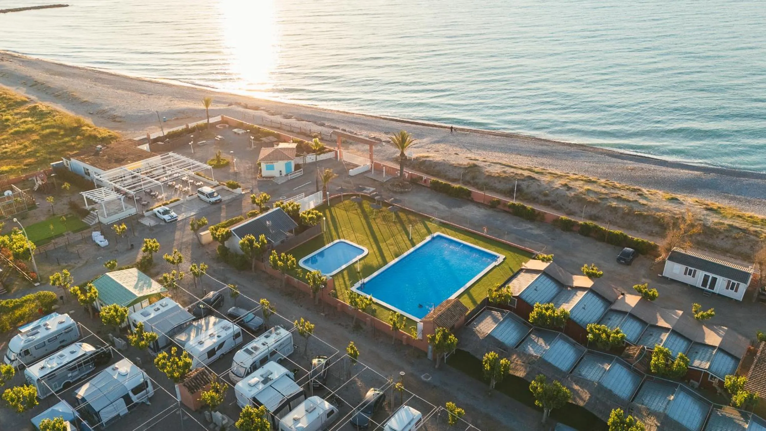 Swimming pool in HolaCamp Chilches
