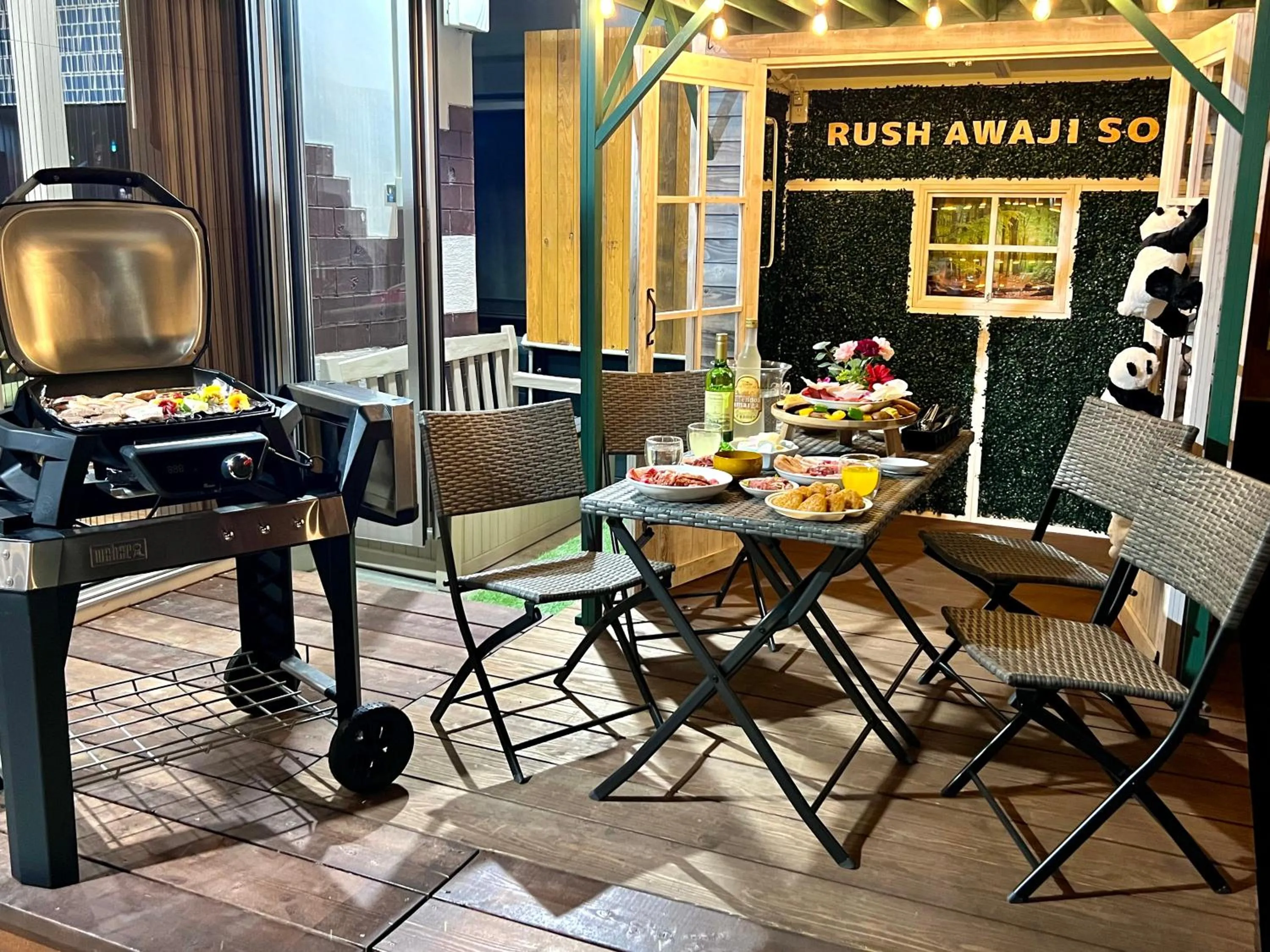 Patio in Rush Awaji Guppy - Seaside Holiday Home - Self Check-In Only