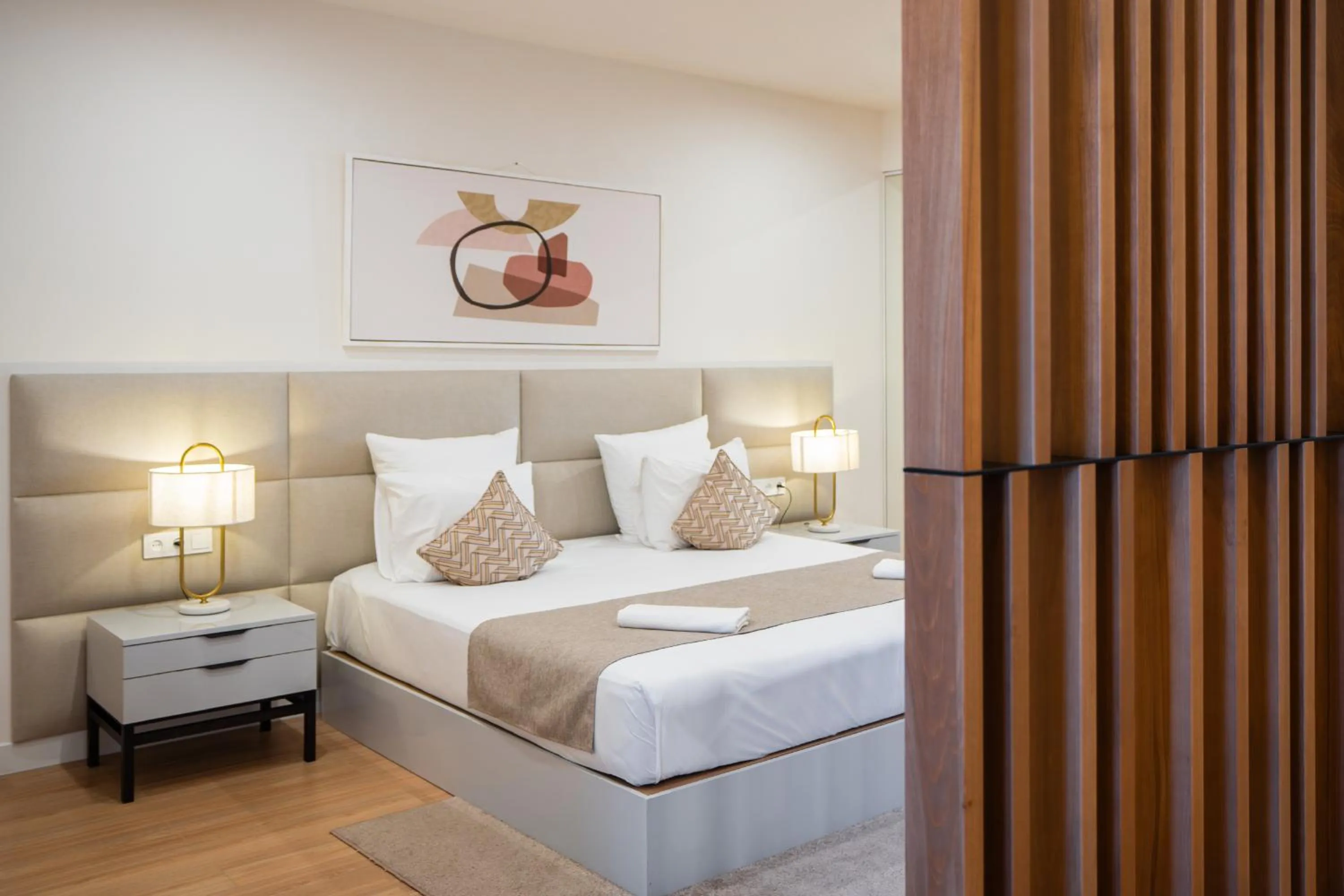 Bed in RIS Opera Apartments Yerevan