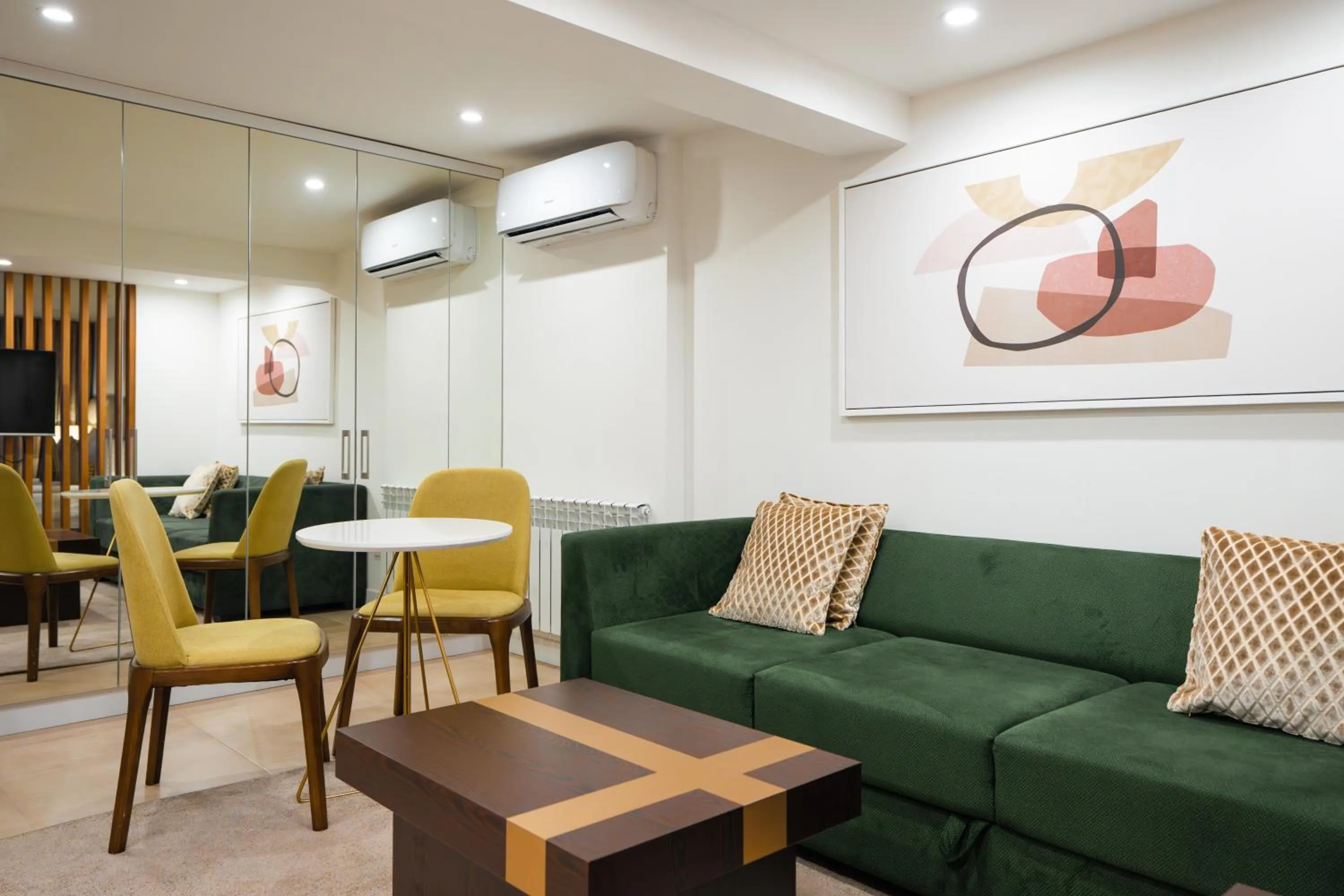 Living room in RIS Opera Apartments Yerevan