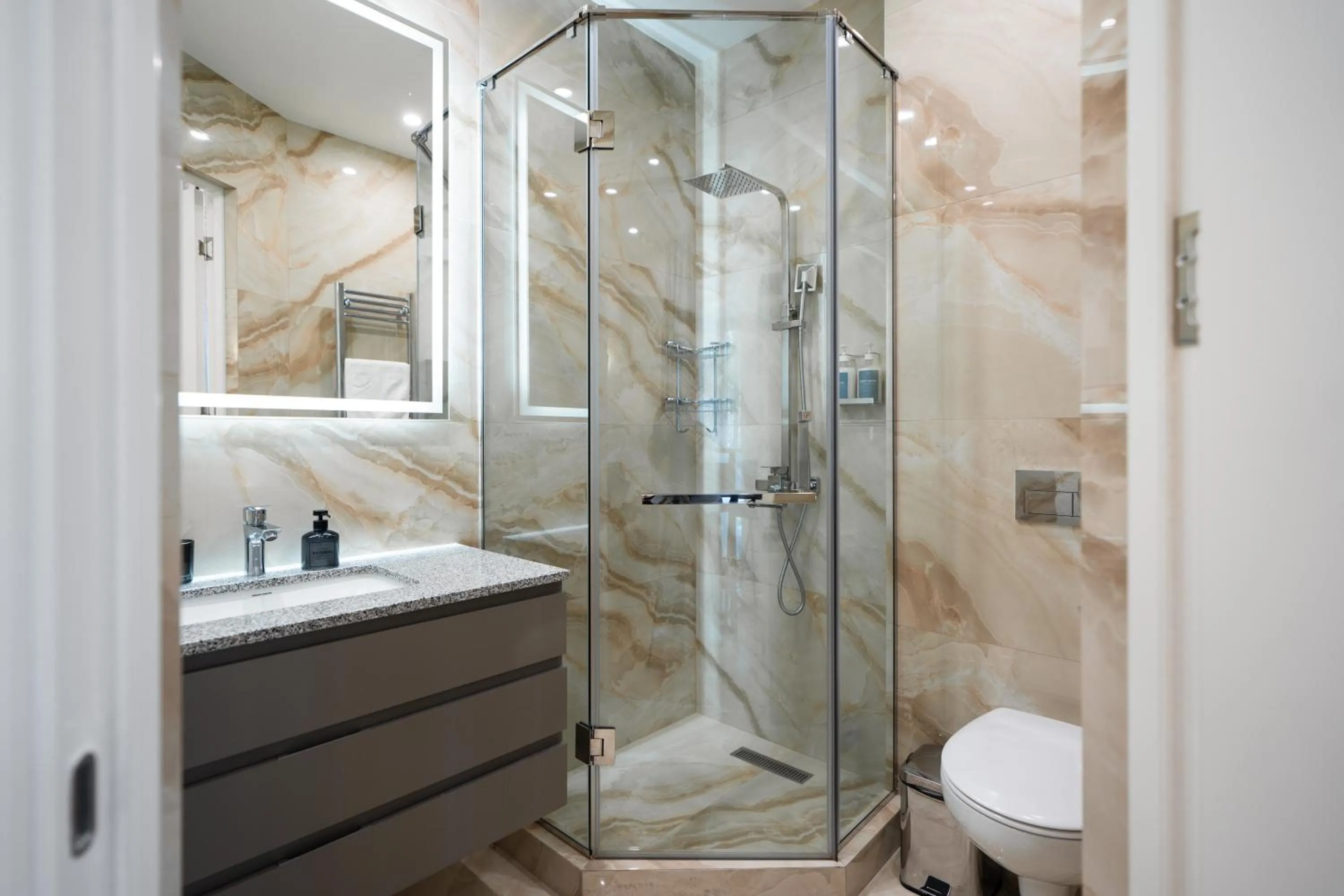 Toilet in RIS Opera Apartments Yerevan