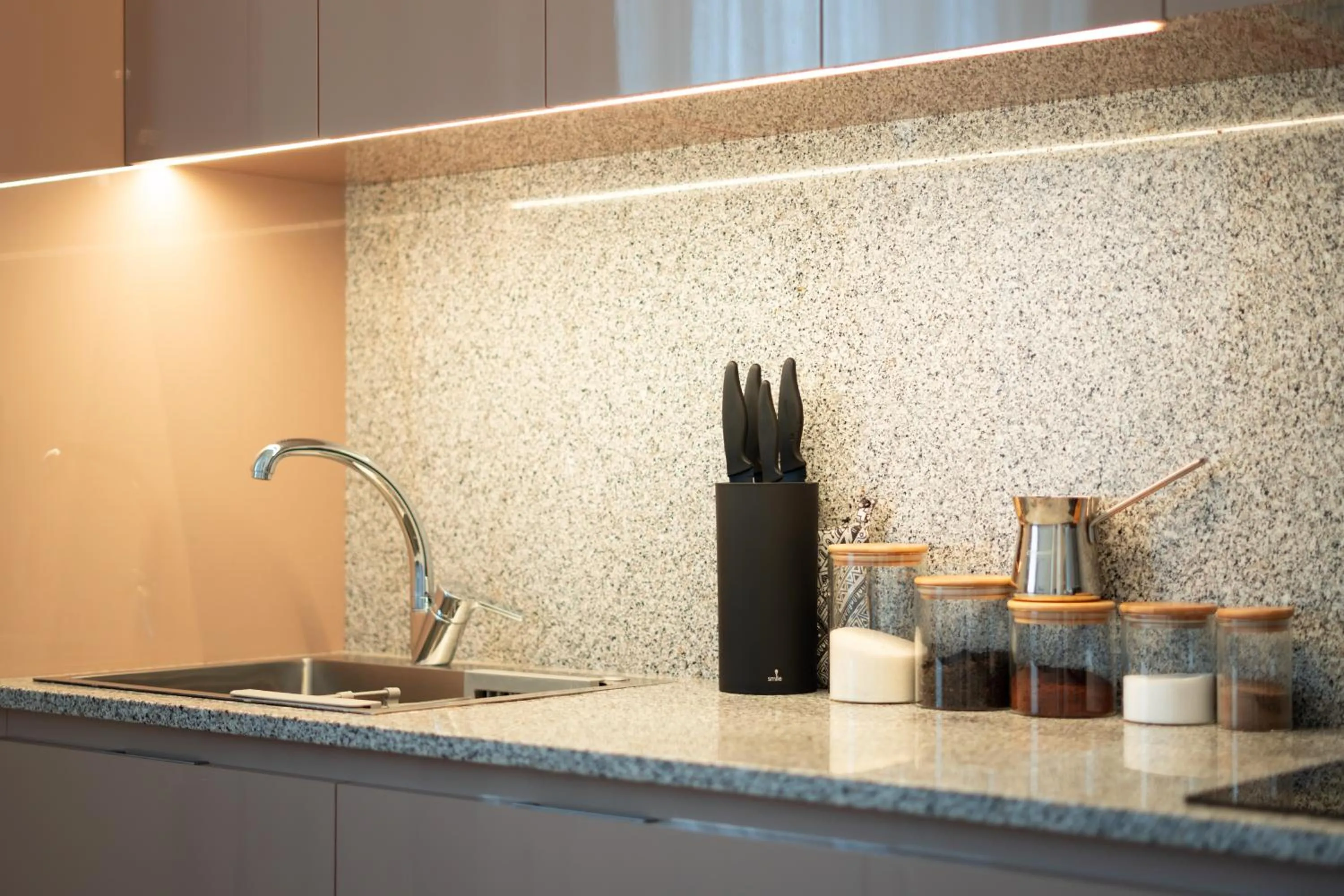 Kitchen or kitchenette in RIS Opera Apartments Yerevan