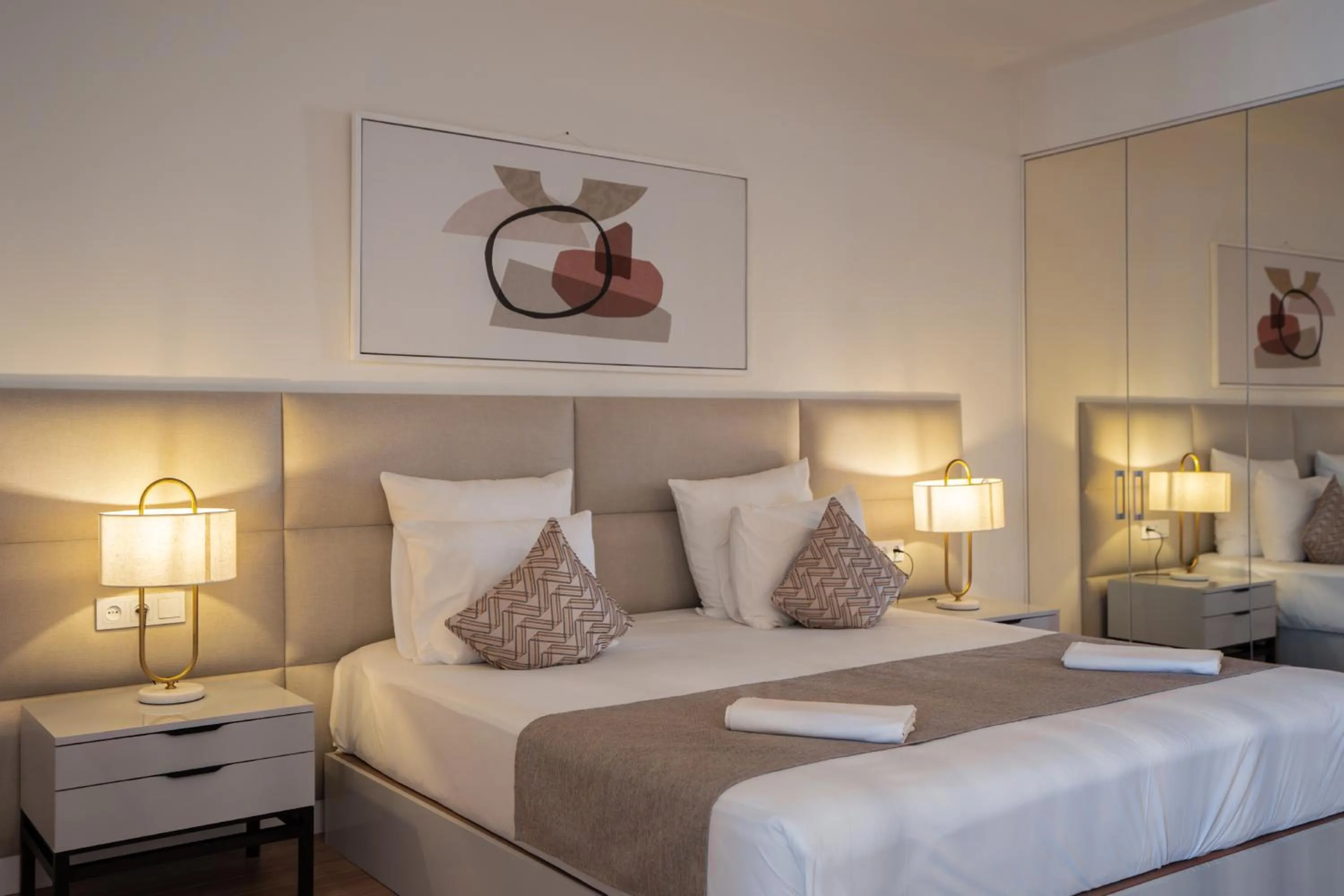 Bed in RIS Opera Apartments Yerevan