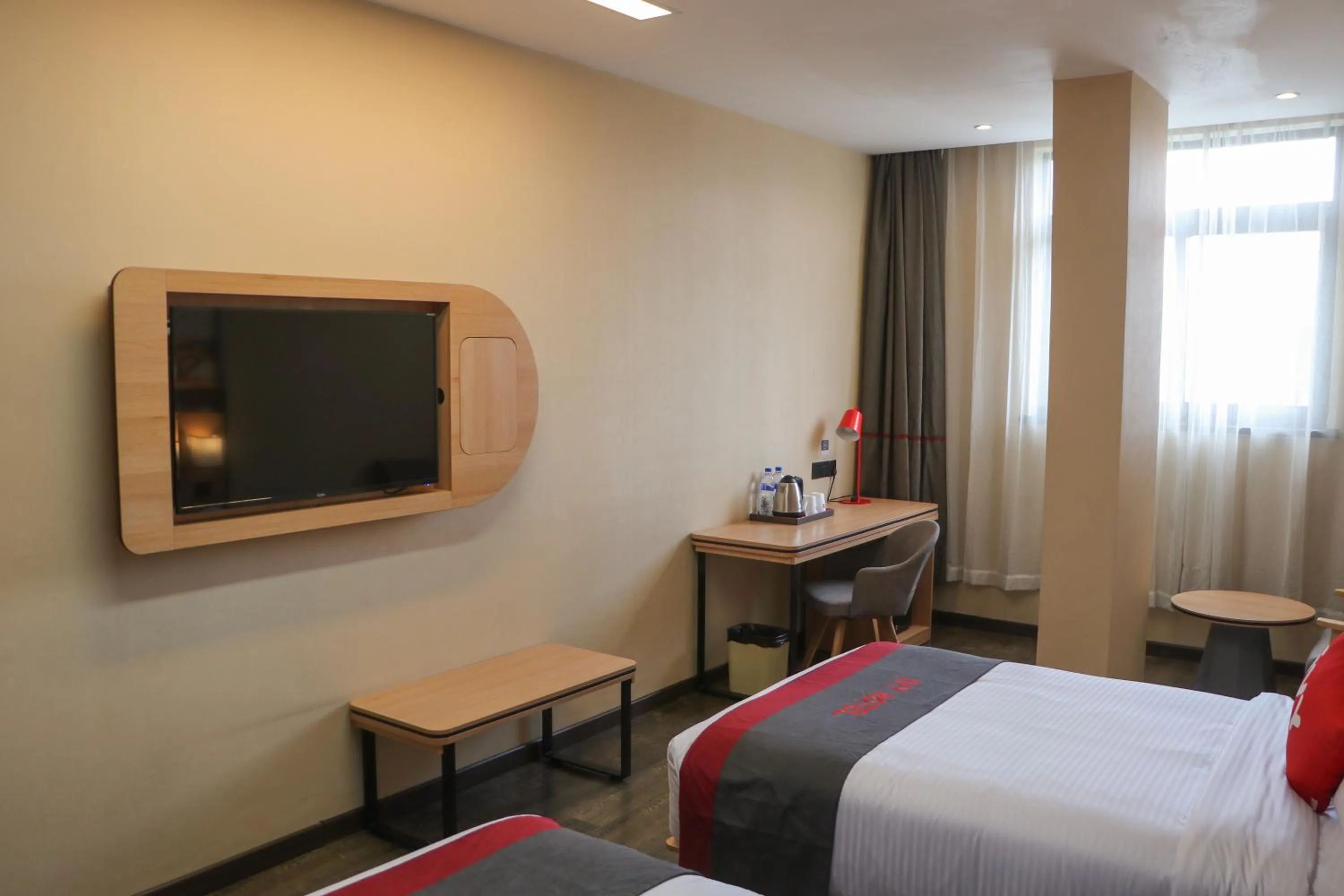 Bed in IVY Hotel Addis Ababa Airport branch