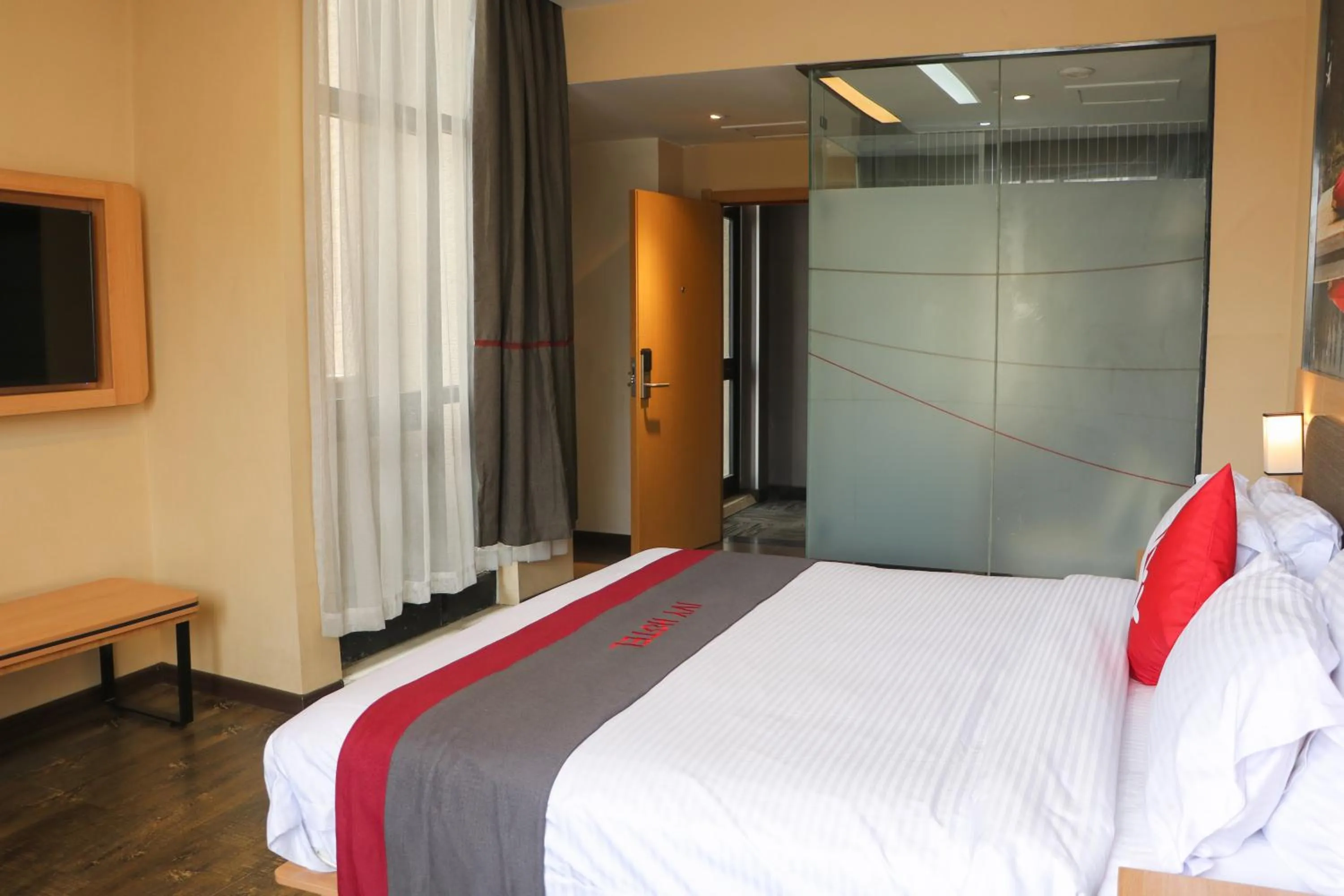 Bed in IVY Hotel Addis Ababa Airport branch