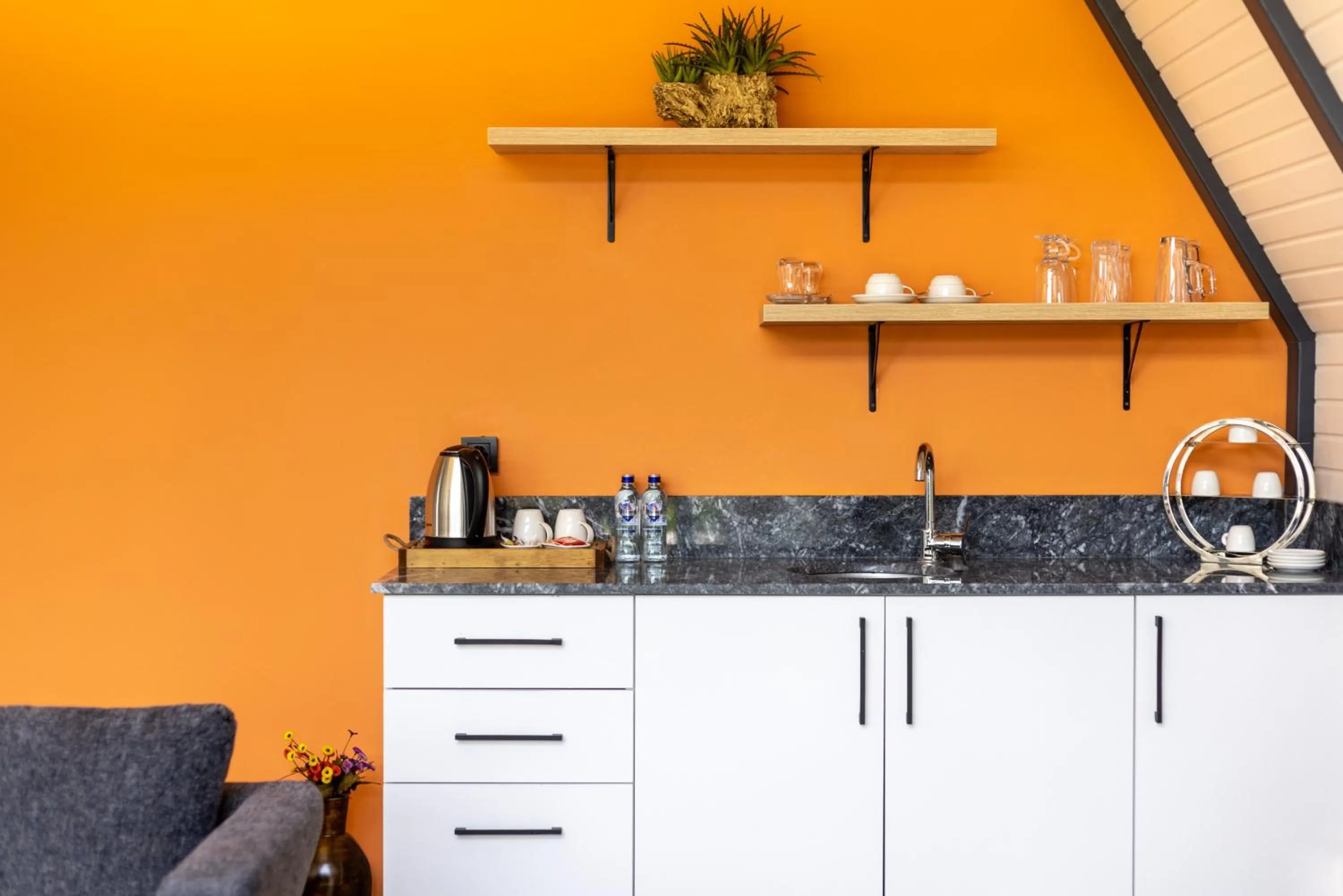 Kitchen or kitchenette in Ramada Resort By Wyndham Sapanca Thermal