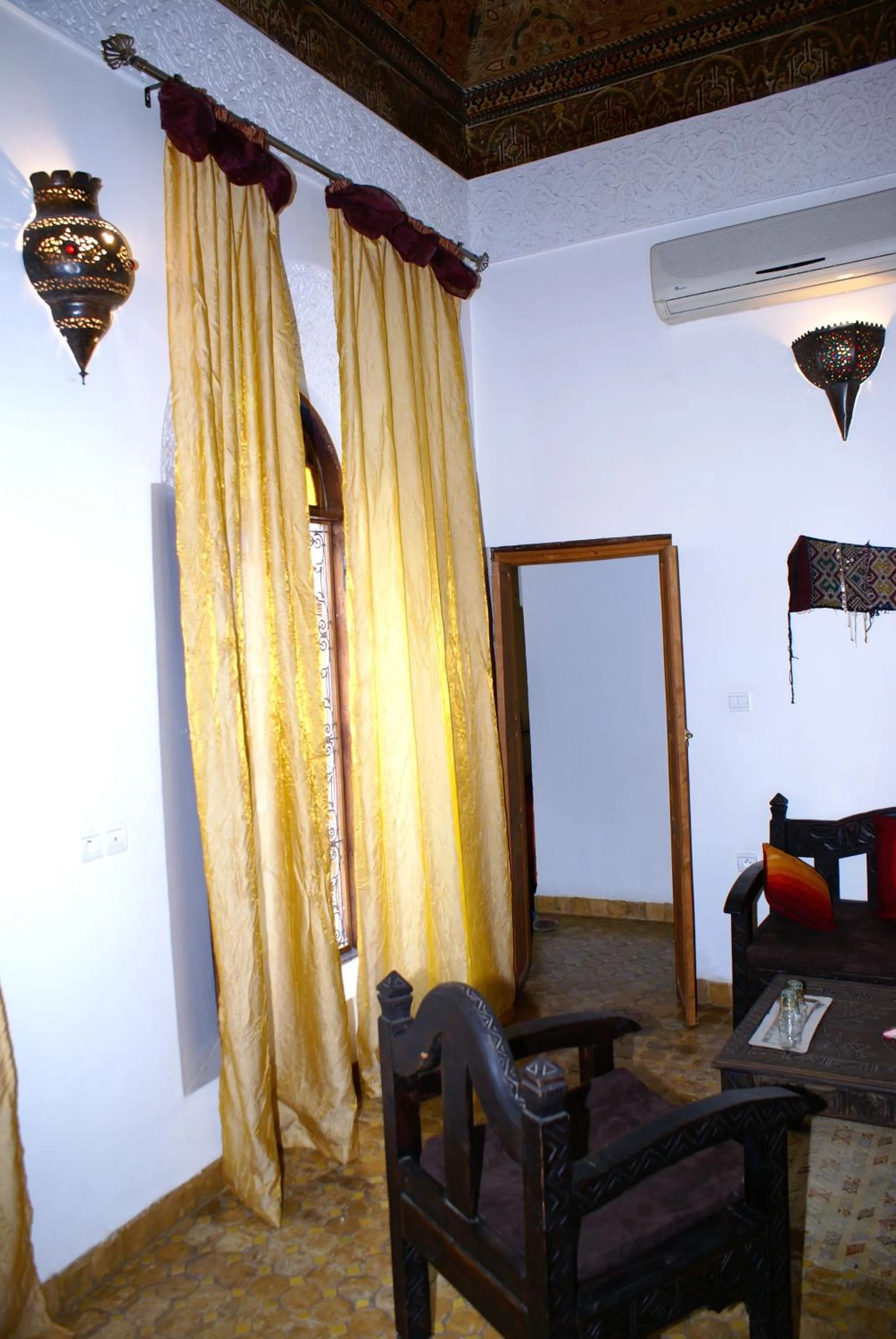 Seating area in Riad Attarine