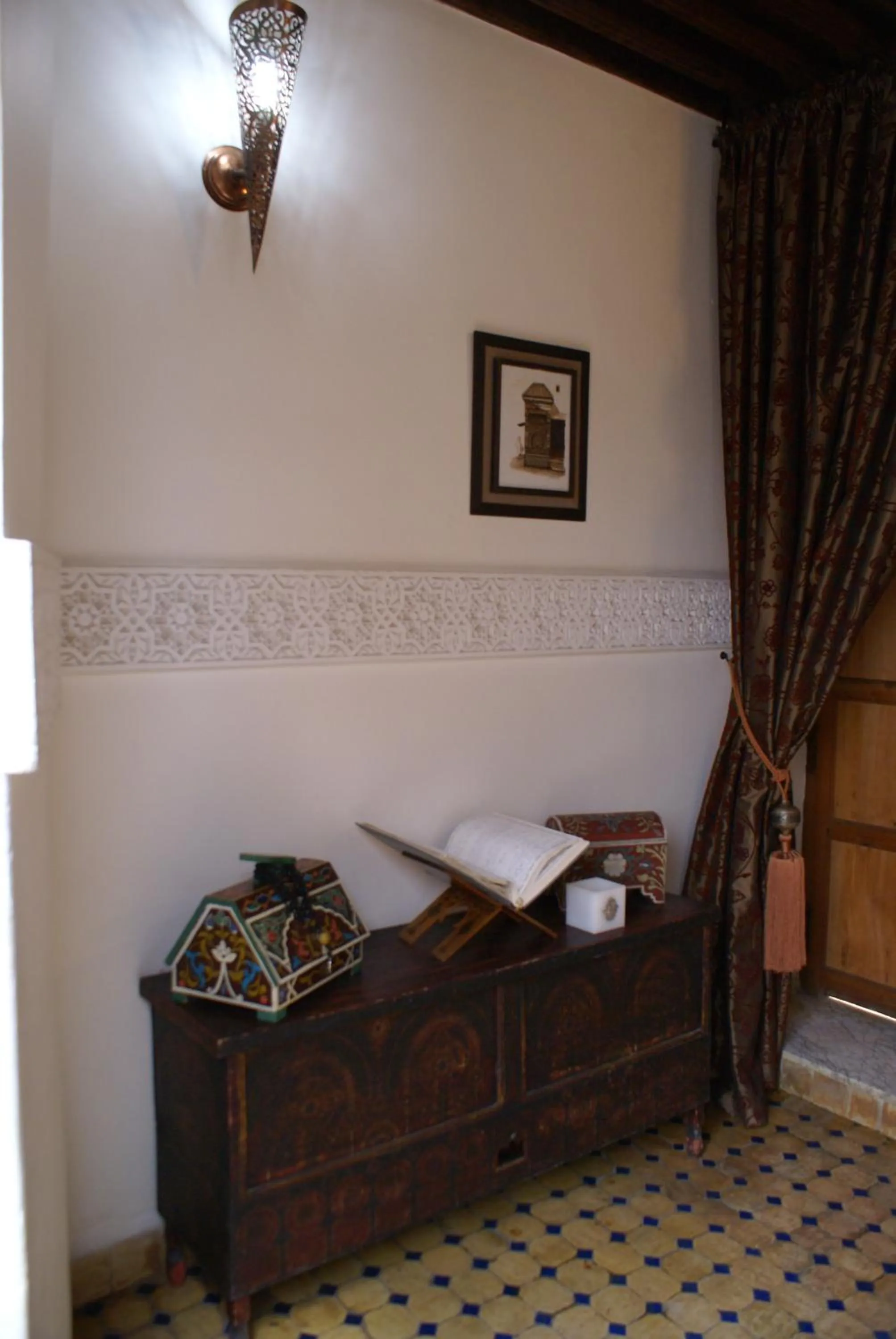 Decorative detail in Riad Attarine