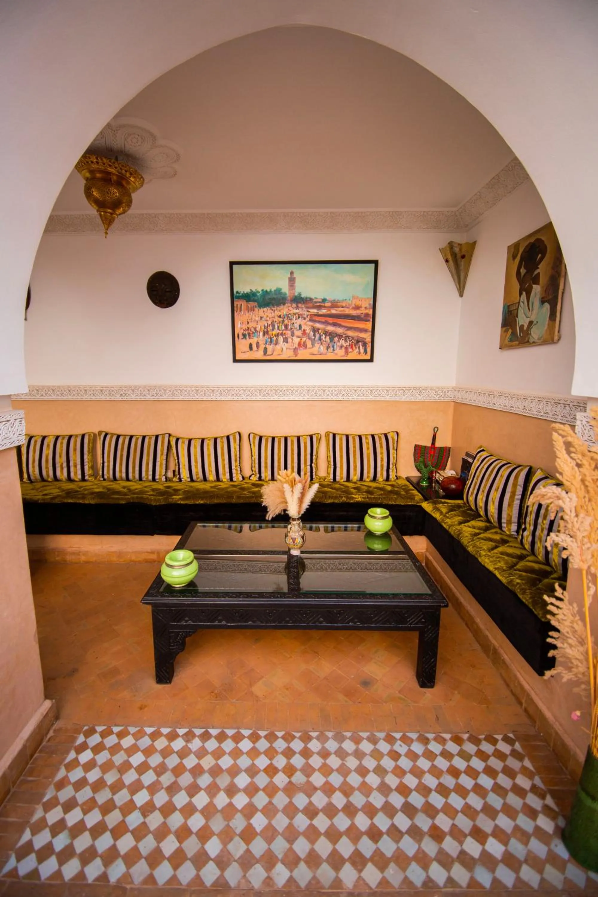 Living room in Riad Ta'achchaqa