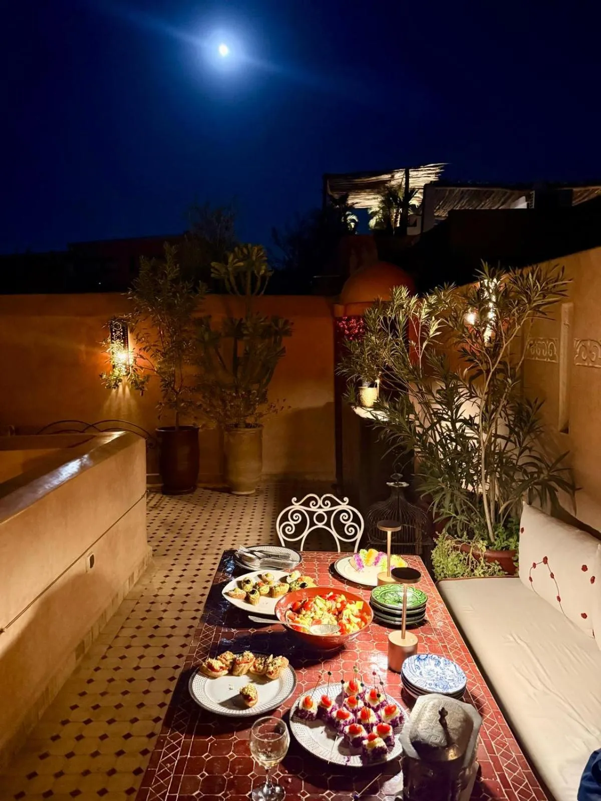 Patio in Riad Ta'achchaqa