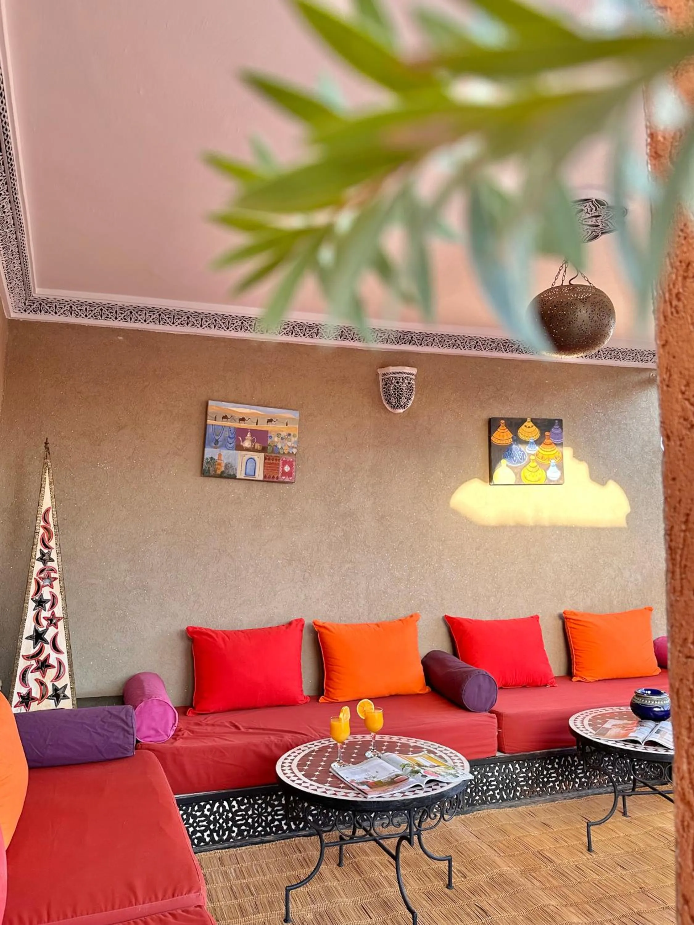 Seating area in Riad Shaden