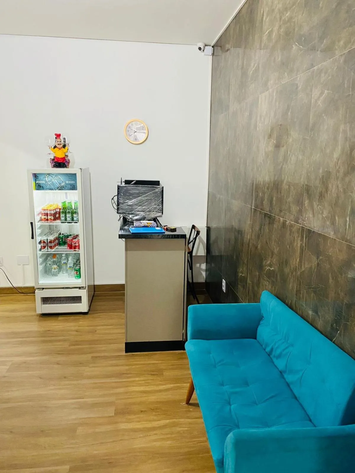 Lobby or reception in Hotel Santorine Plaza - Itabira - Próximo a Fundação Cultural Carlos Drummond Andrade