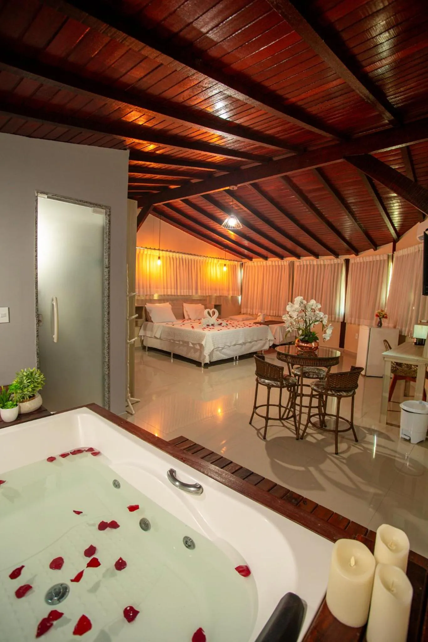 Bed in Pousada Mirante da Prainha