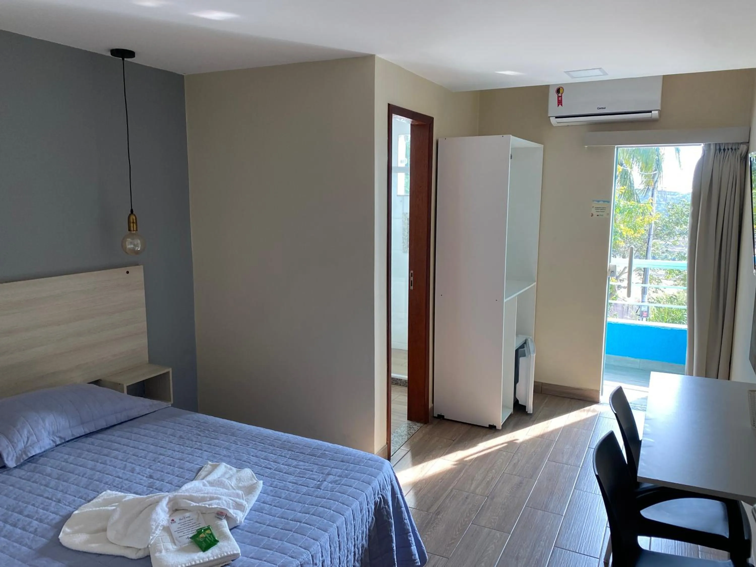 Bed in Pousada Mirante da Prainha