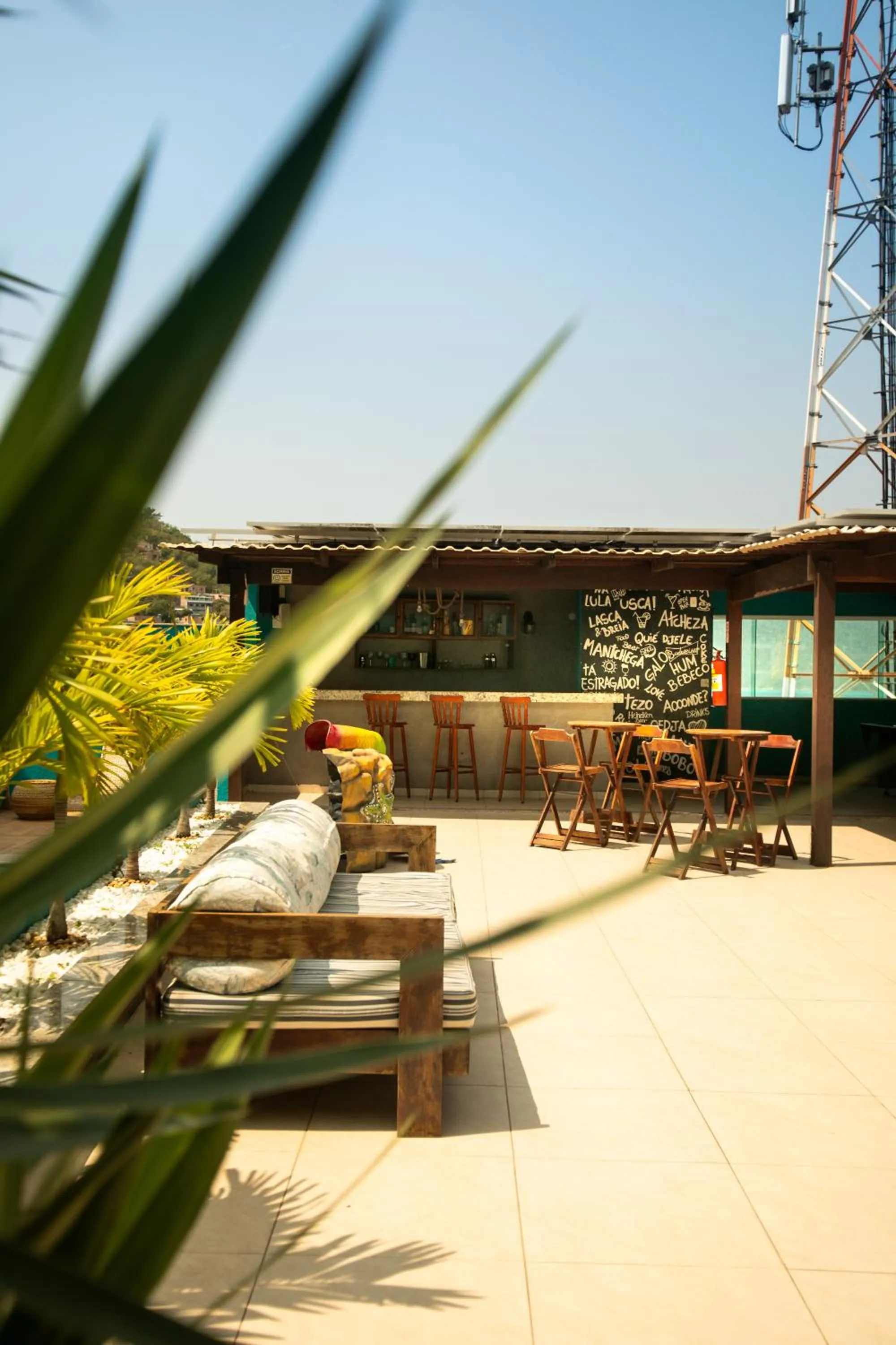 Patio in Pousada Mirante da Prainha