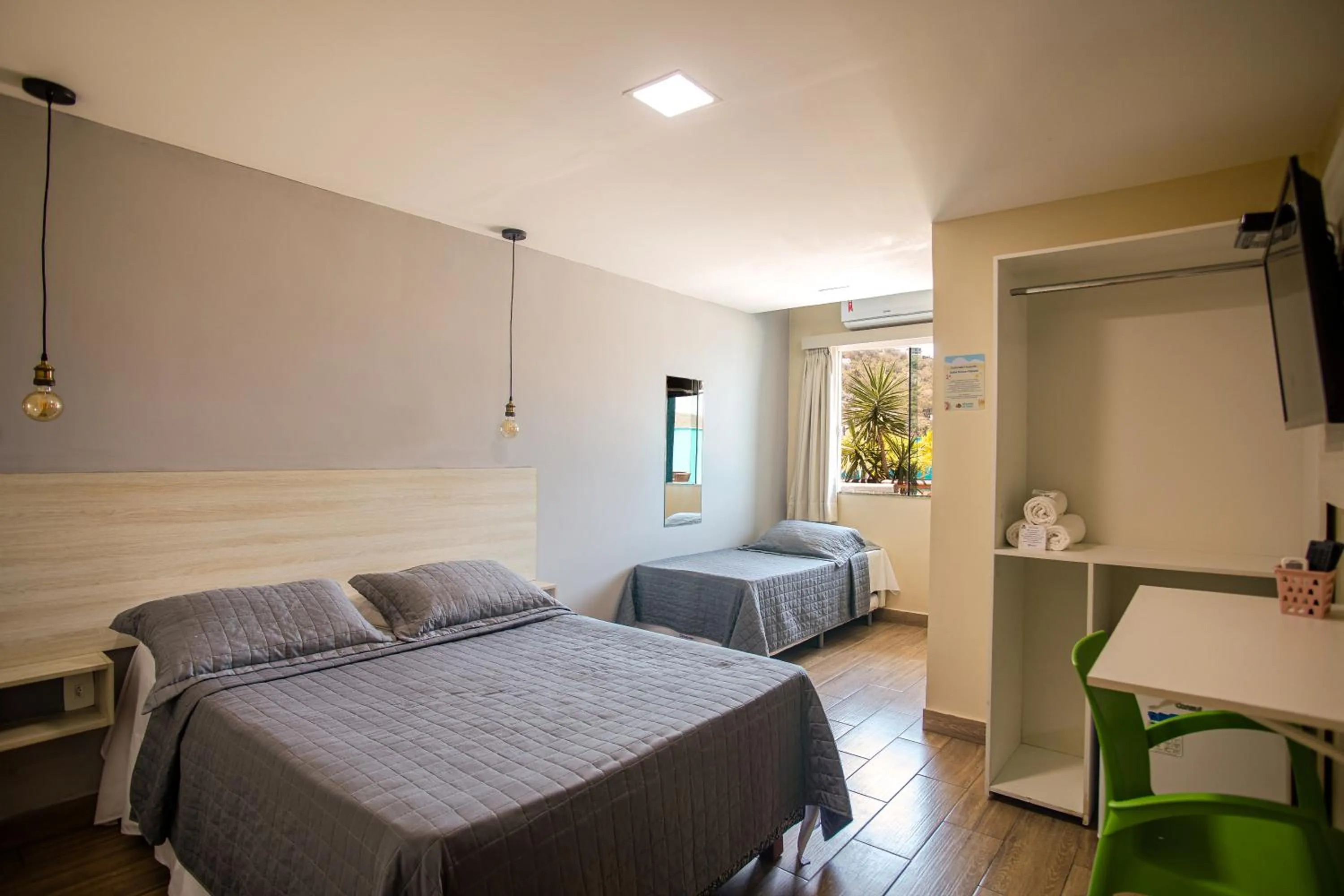 Bed in Pousada Mirante da Prainha