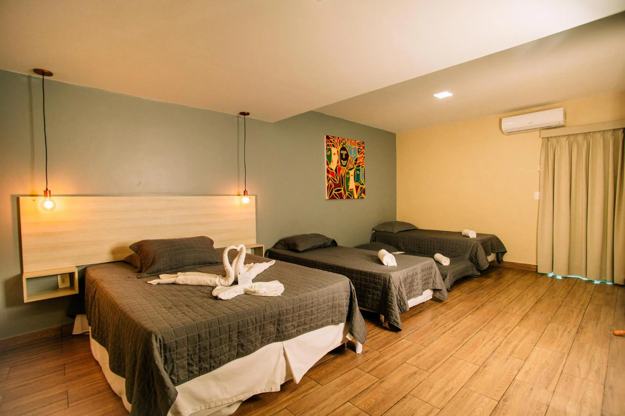 Bed in Pousada Mirante da Prainha