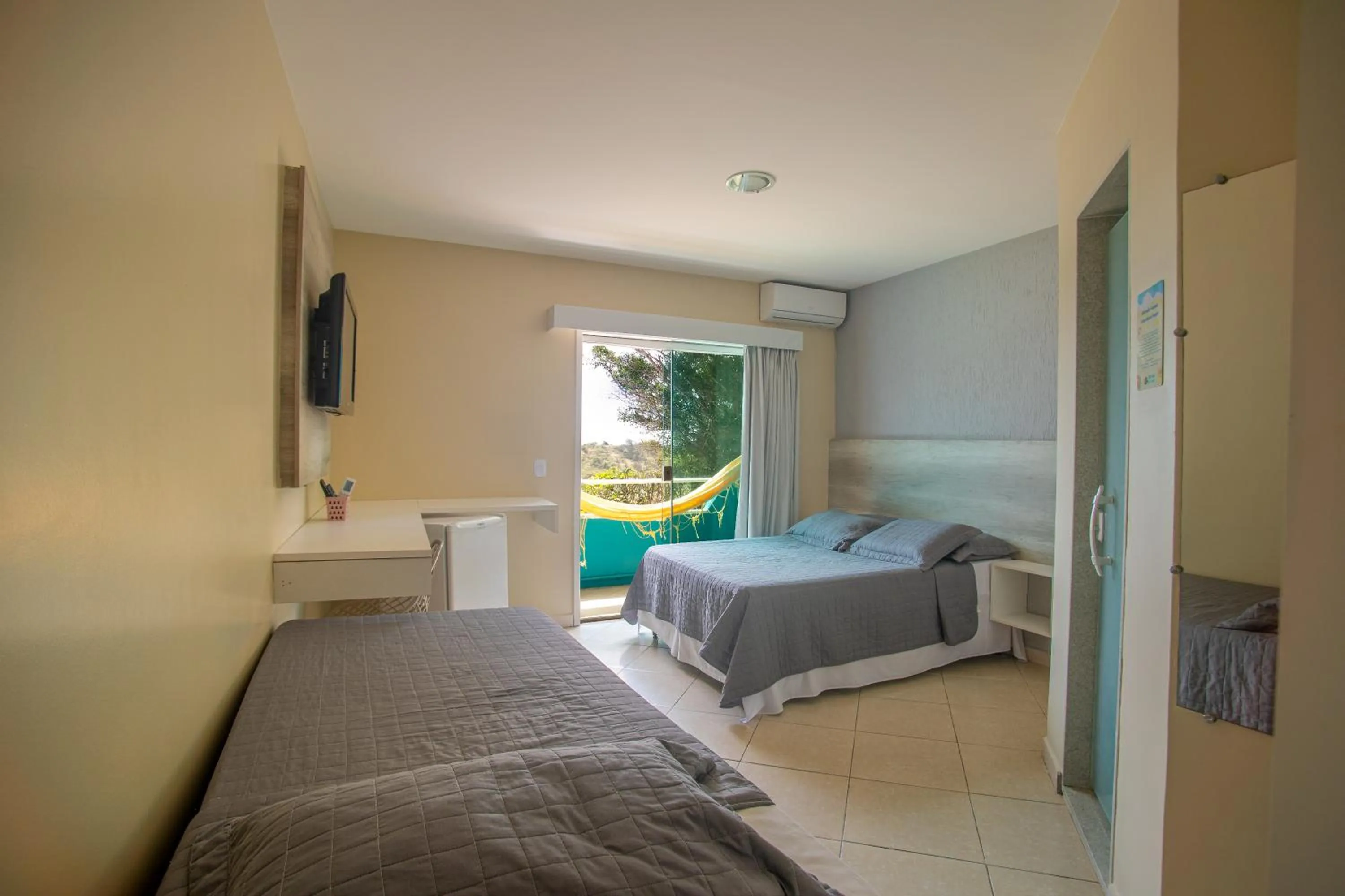 Bed in Pousada Mirante da Prainha