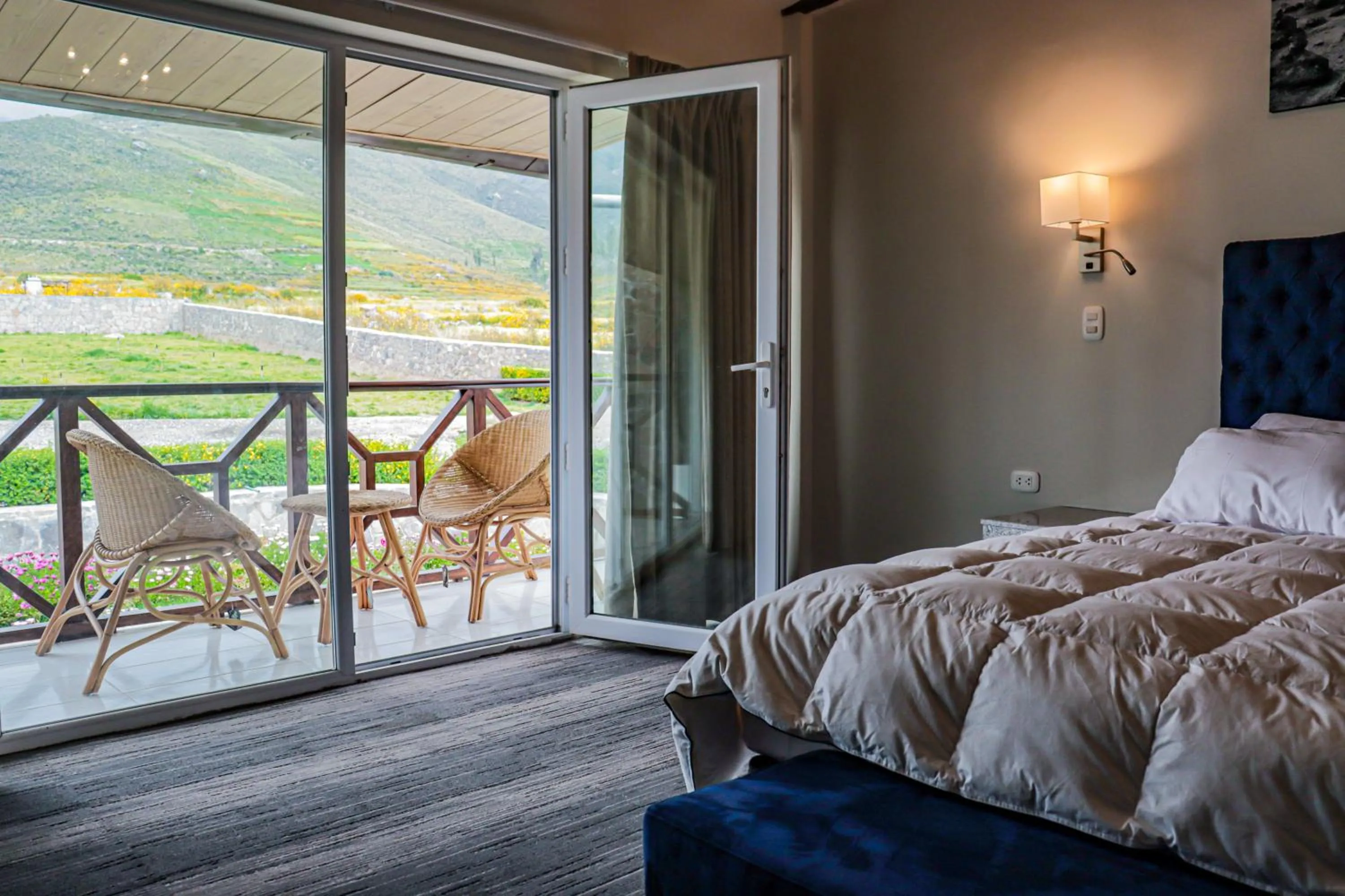 Balcony/Terrace in Hotel Puerta del Sol Colca