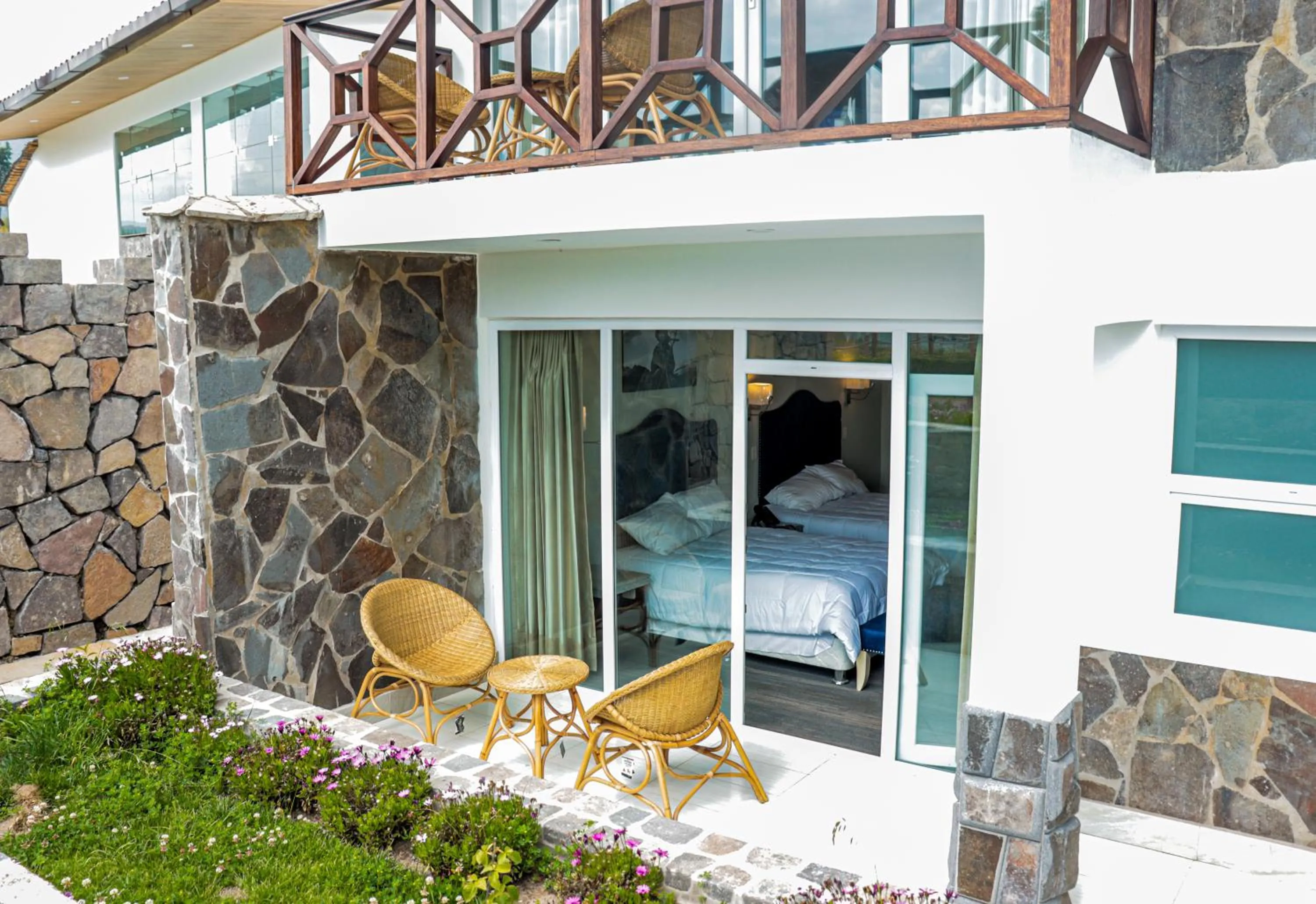 Balcony/Terrace in Hotel Puerta del Sol Colca