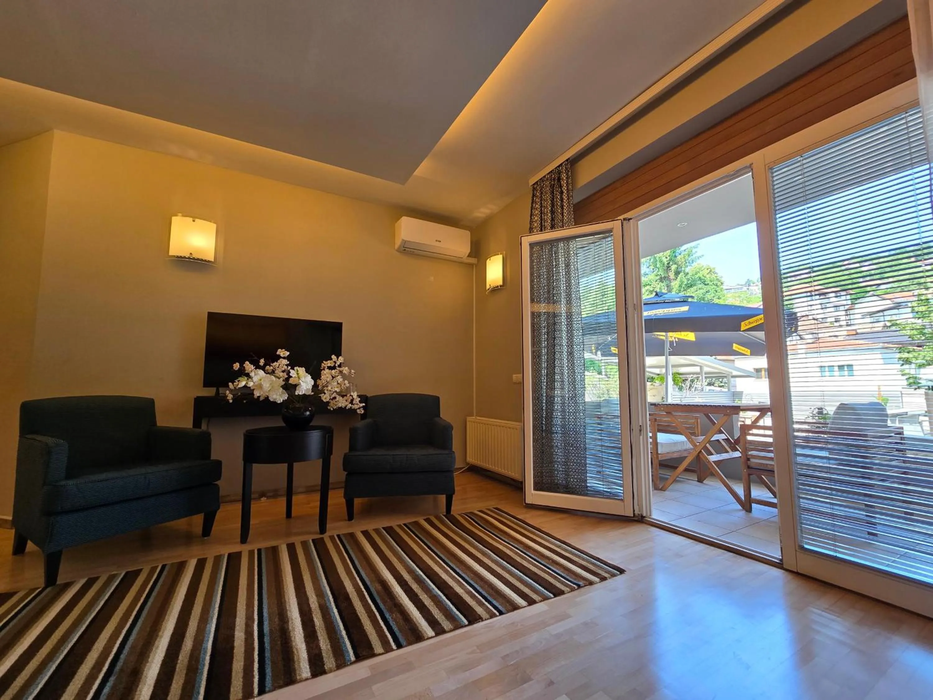 Seating area in Hotel Hecco