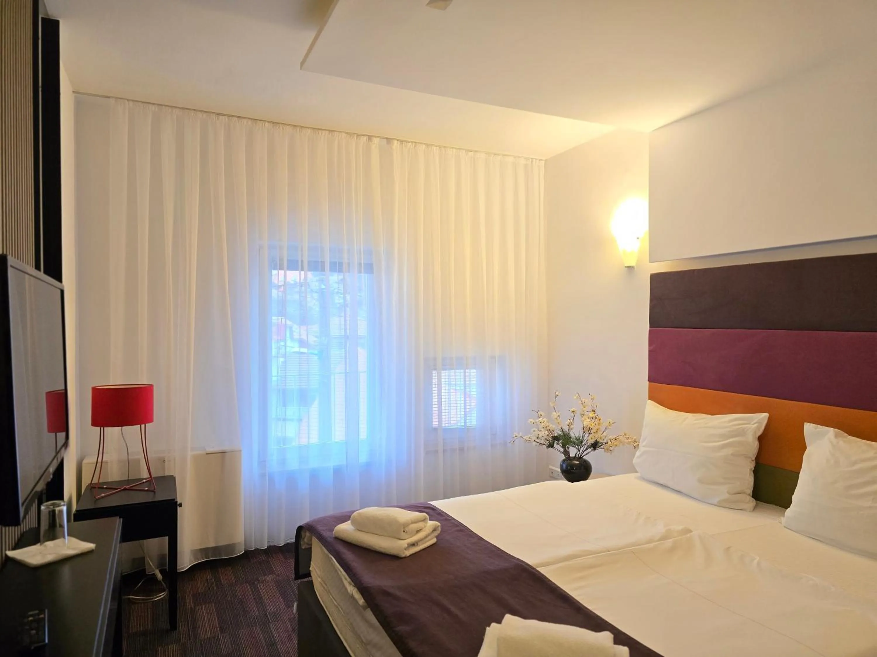 Bedroom, Bed in Hotel Hecco