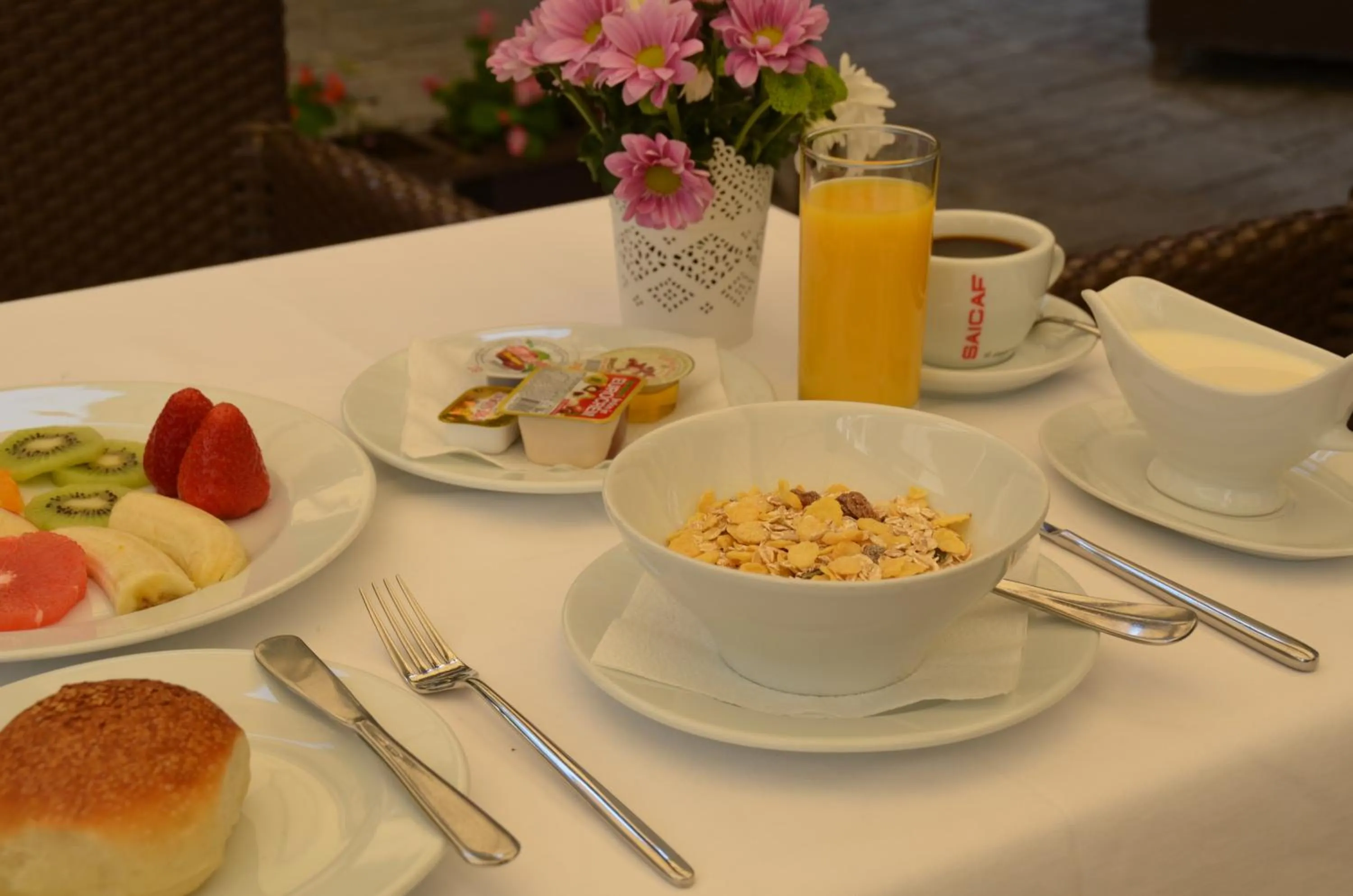 Breakfast in Garni Hotel Le Petit Piaf