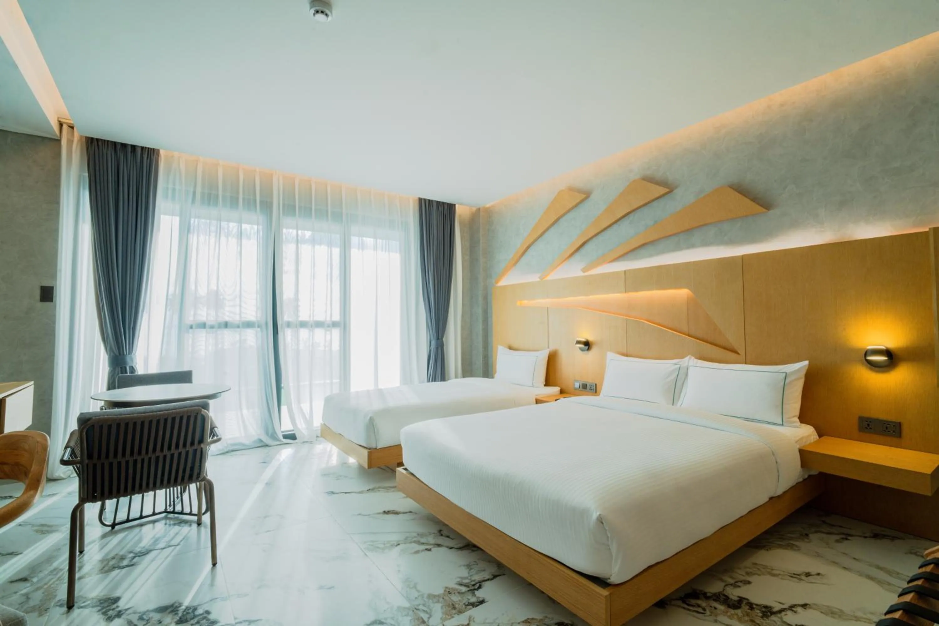 Bed in The Hotel Elizabeth Resort and Villas - Long Beach San Vicente Palawan