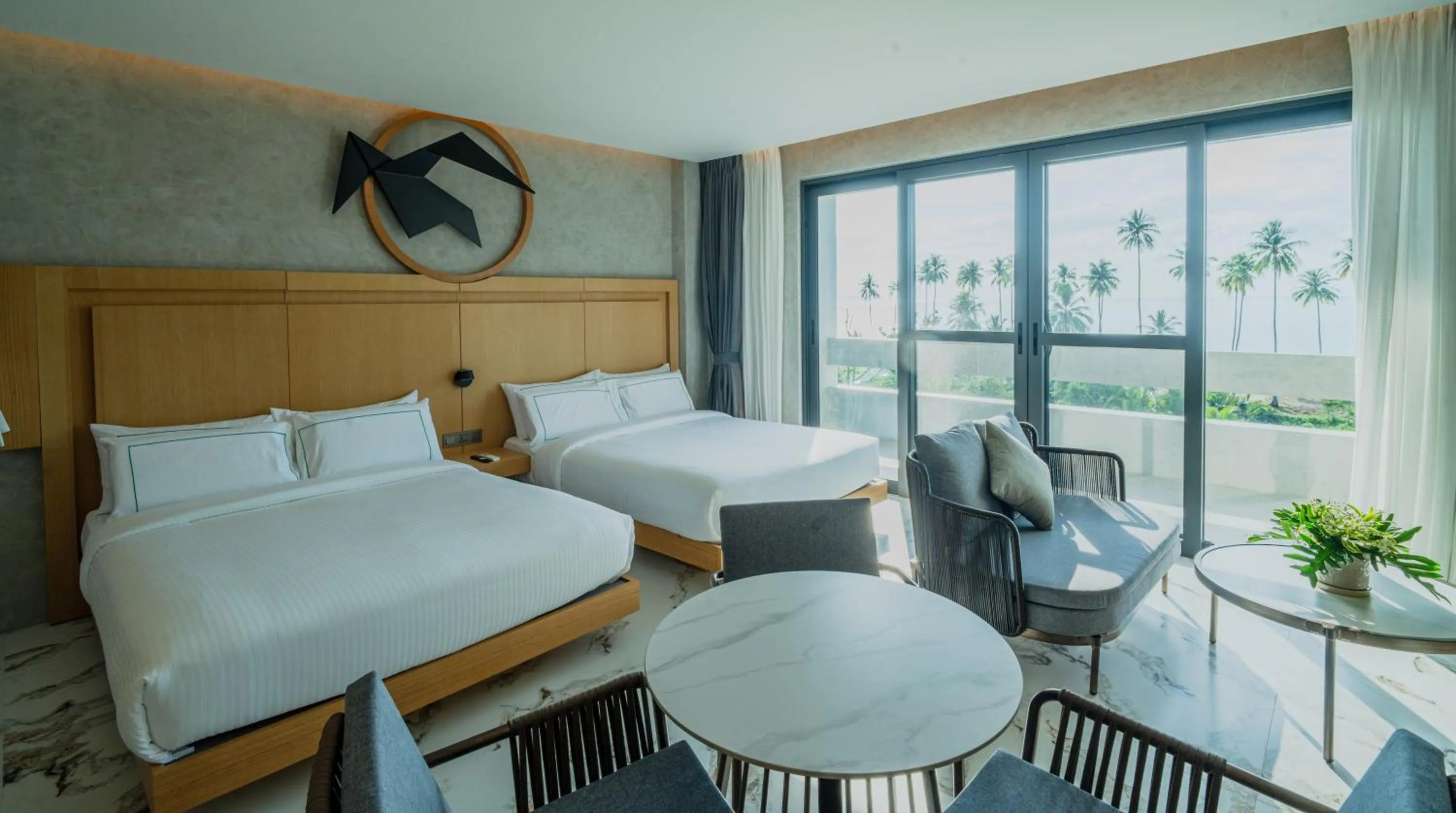 Bed in The Hotel Elizabeth Resort and Villas - Long Beach San Vicente Palawan