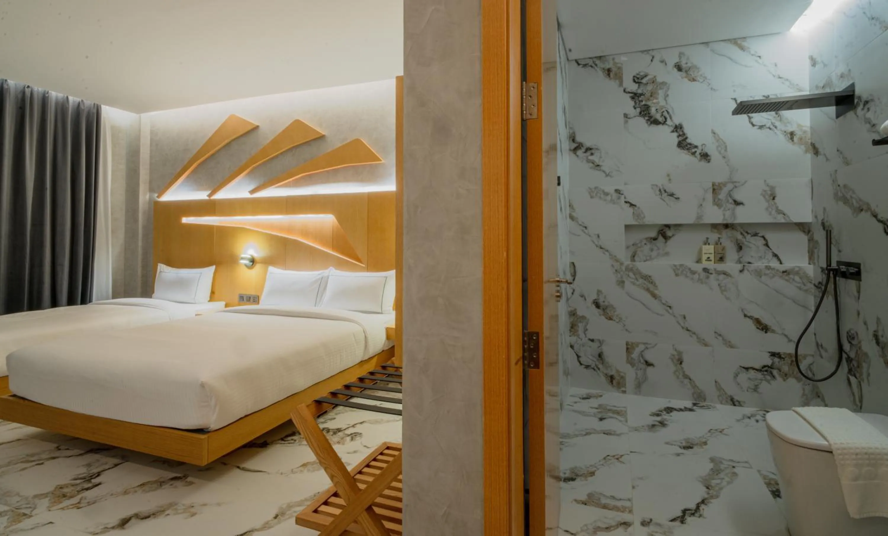 Bed in The Hotel Elizabeth Resort and Villas - Long Beach San Vicente Palawan