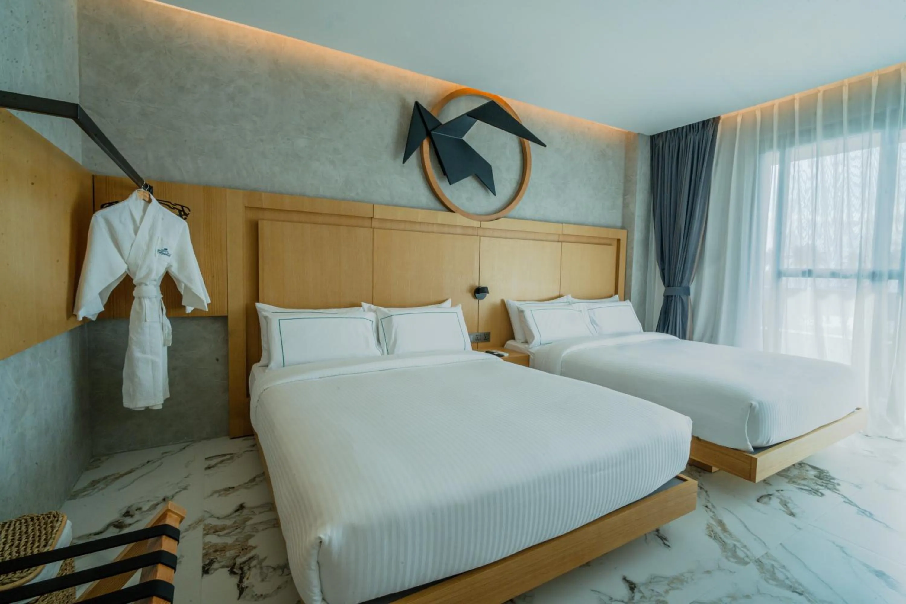 Bed in The Hotel Elizabeth Resort and Villas - Long Beach San Vicente Palawan