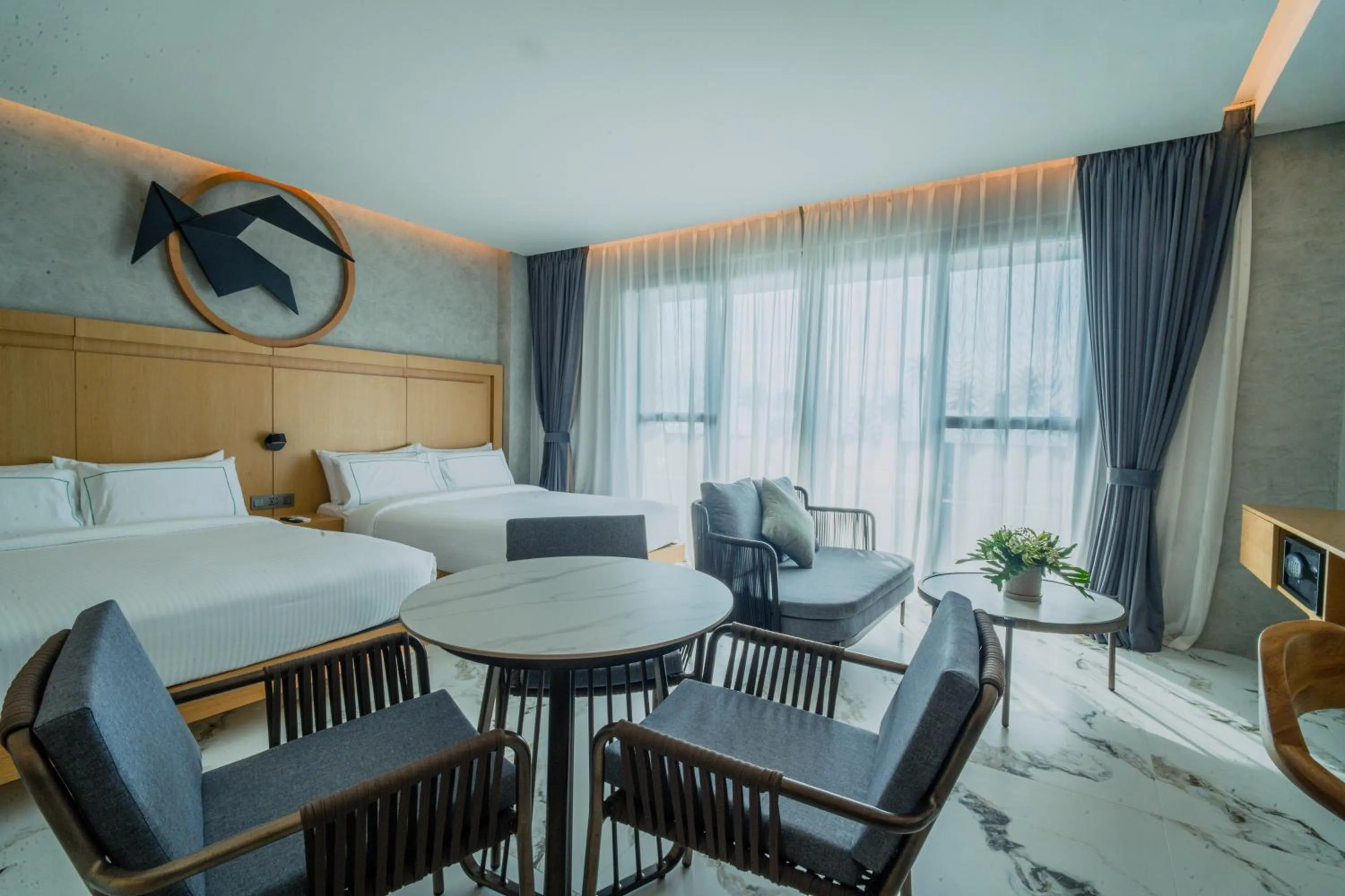 Bed in The Hotel Elizabeth Resort and Villas - Long Beach San Vicente Palawan