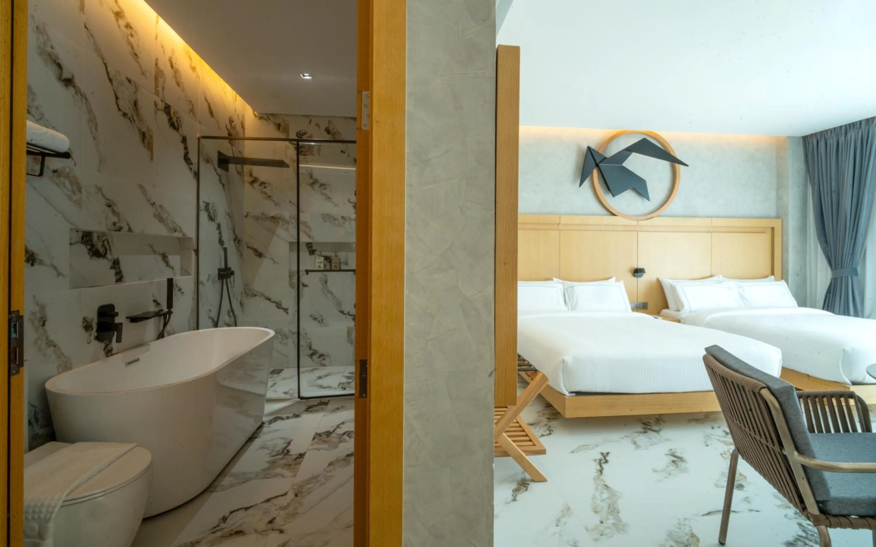 Bed in The Hotel Elizabeth Resort and Villas - Long Beach San Vicente Palawan