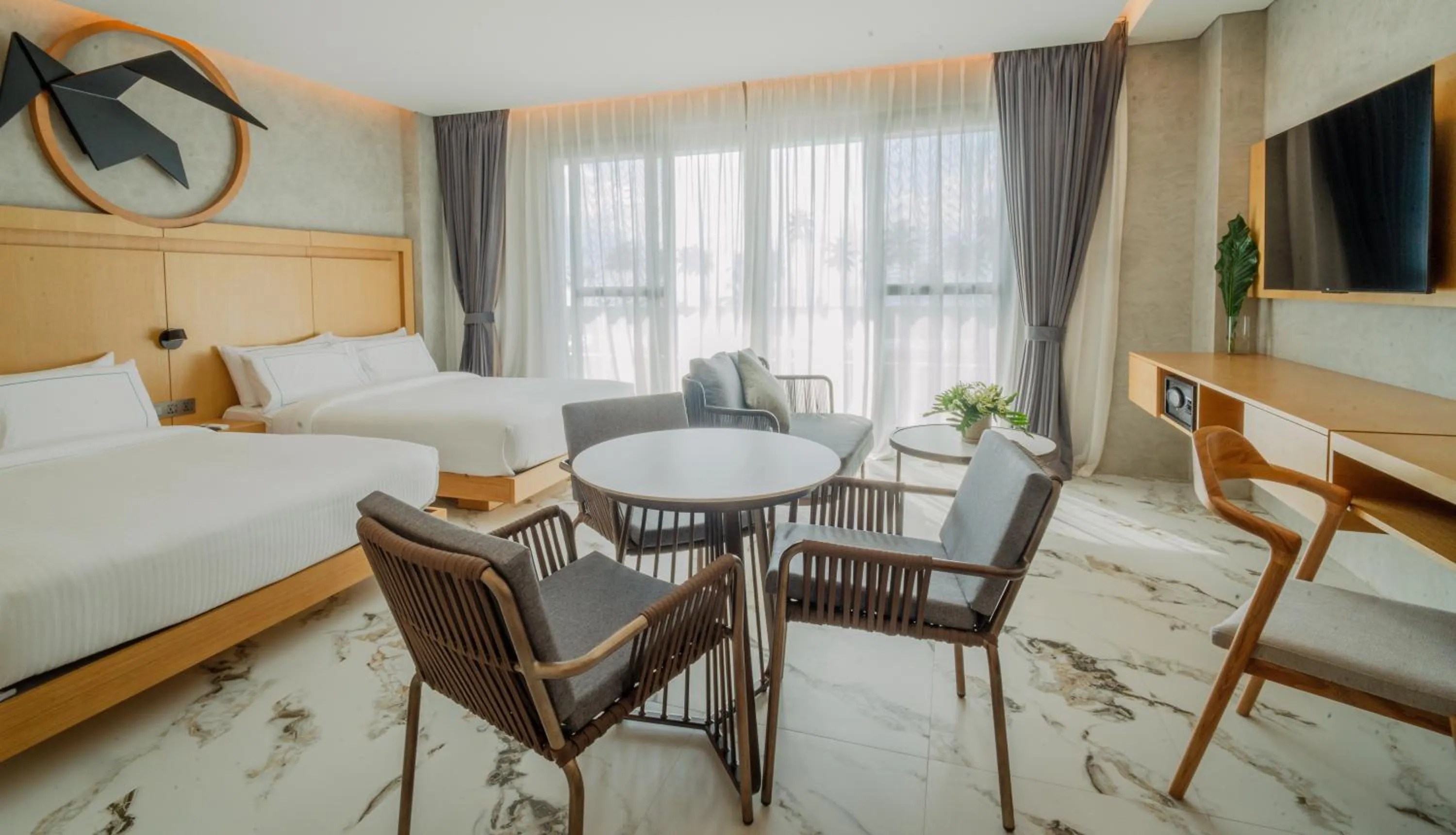 Bed in The Hotel Elizabeth Resort and Villas - Long Beach San Vicente Palawan