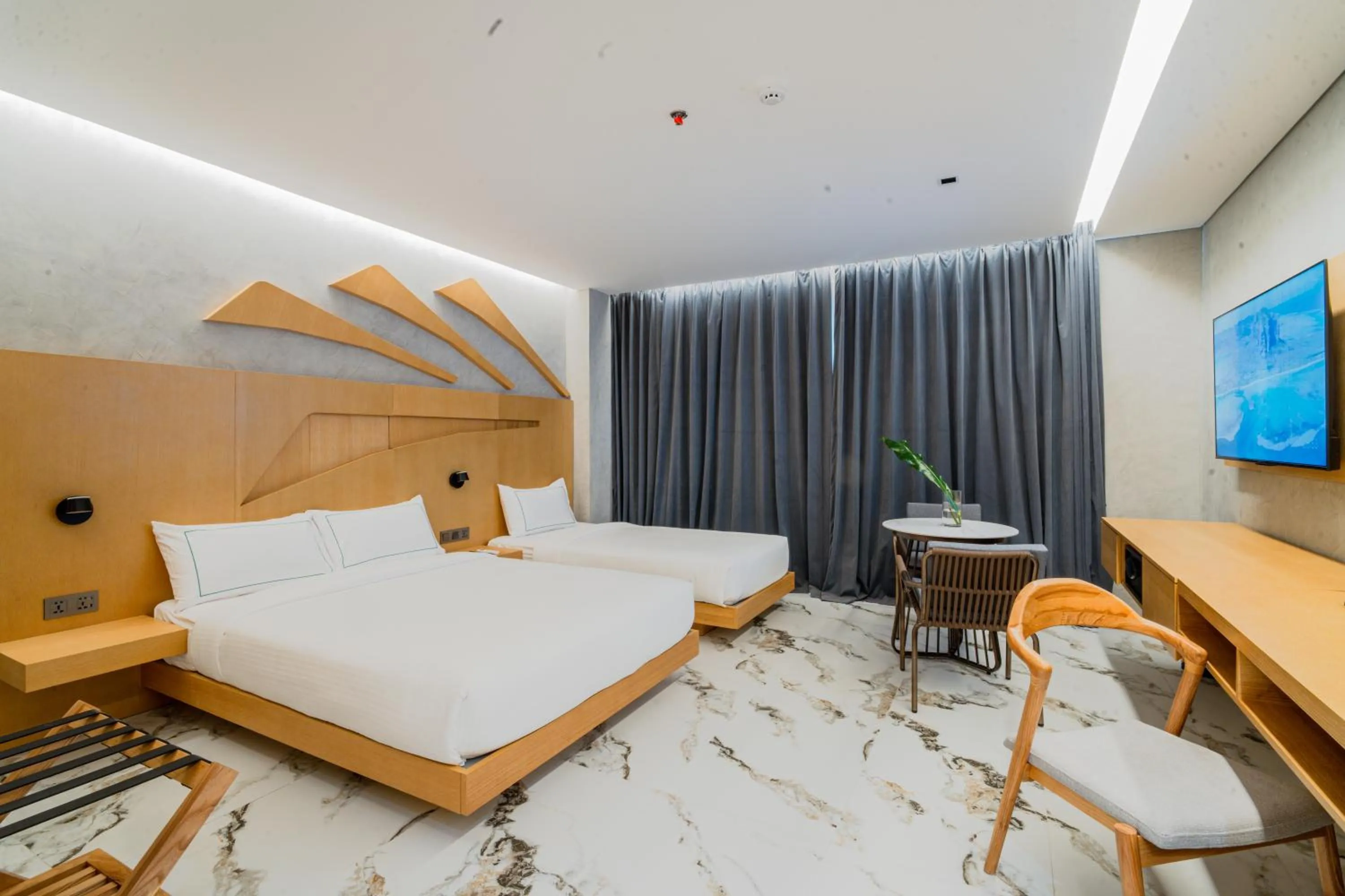 Bed in The Hotel Elizabeth Resort and Villas - Long Beach San Vicente Palawan