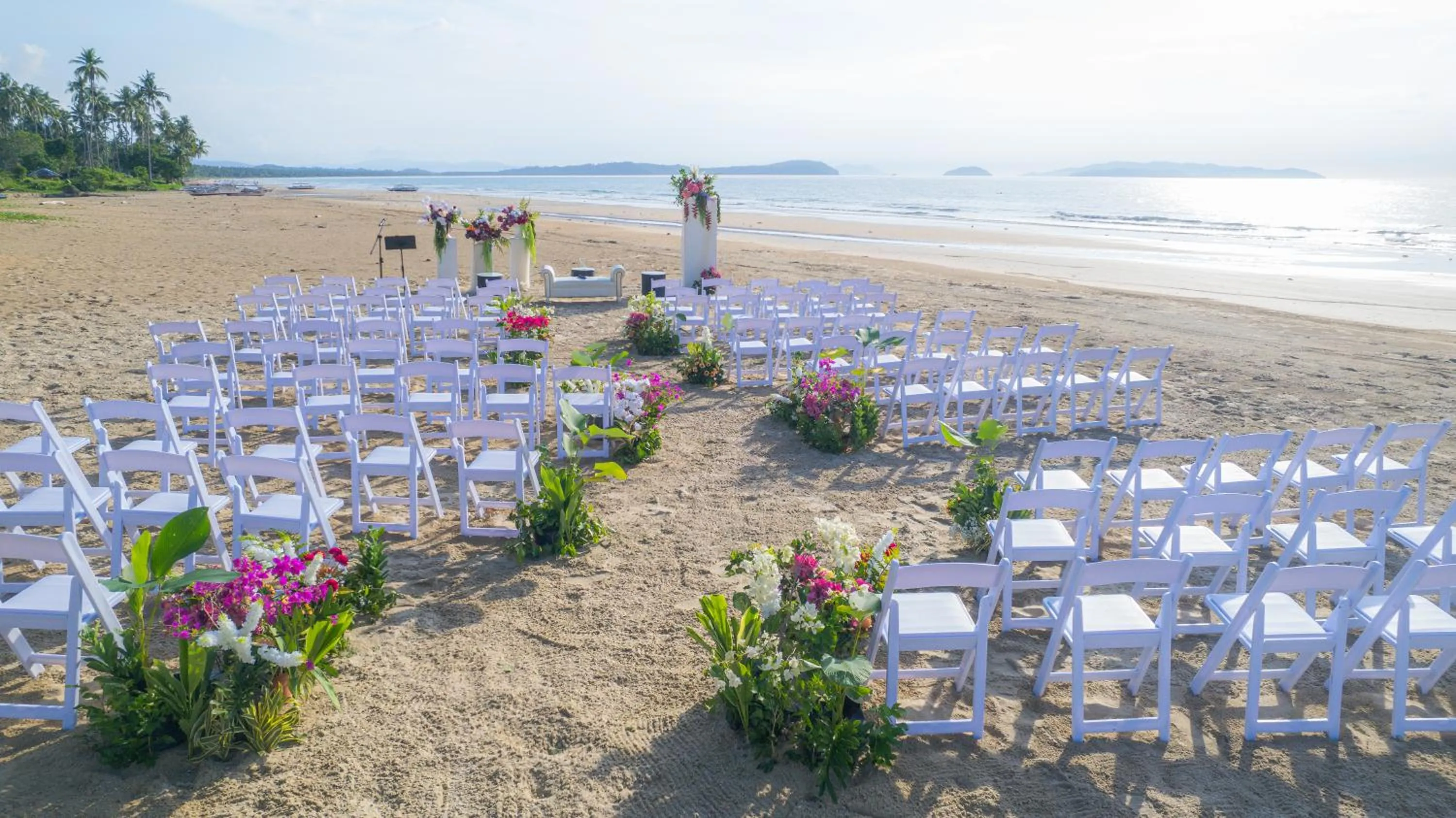 Beach in The Hotel Elizabeth Resort and Villas - Long Beach San Vicente Palawan