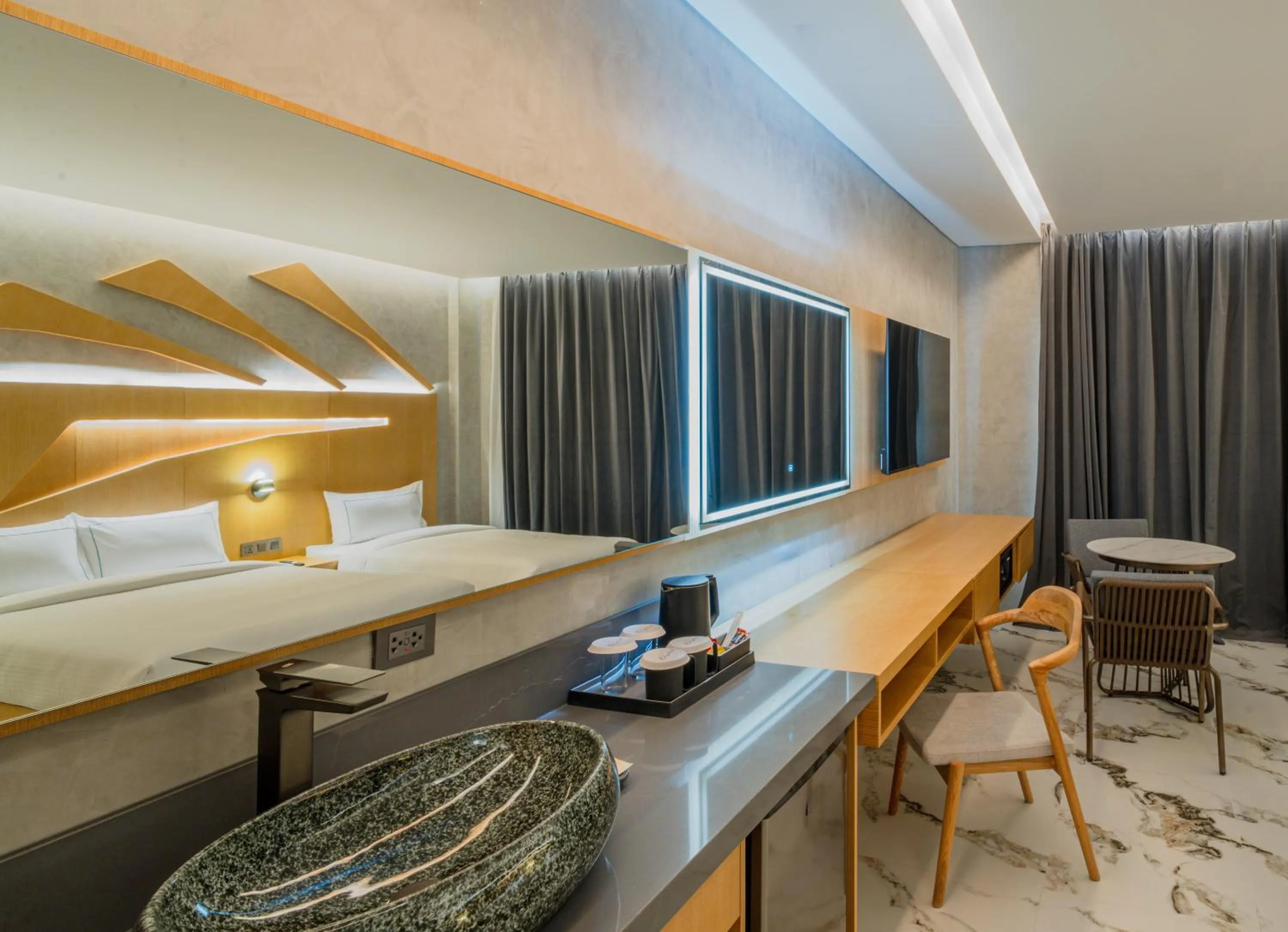 Bed in The Hotel Elizabeth Resort and Villas - Long Beach San Vicente Palawan