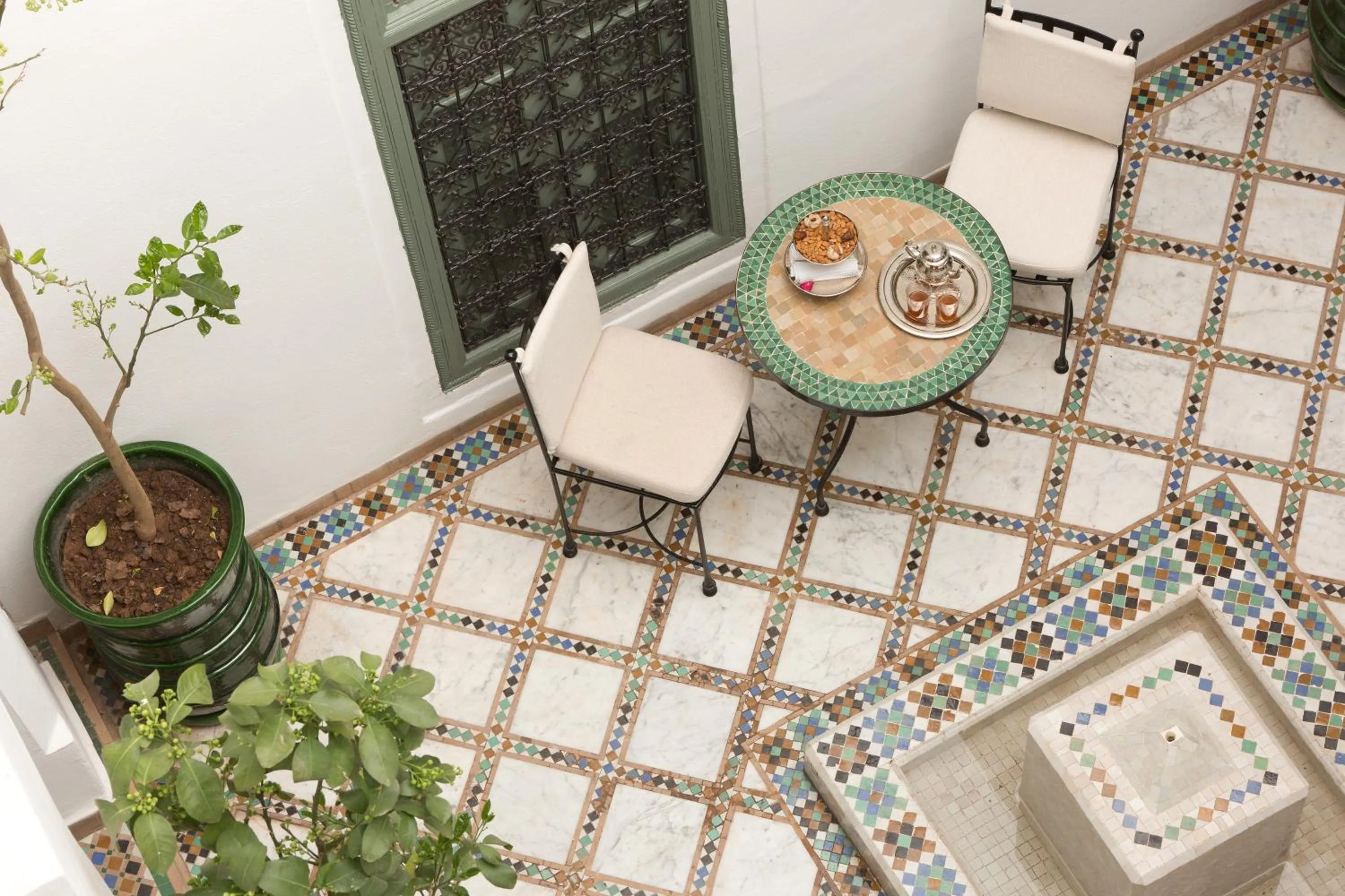 Lobby or reception in Les Jardins De La Médina