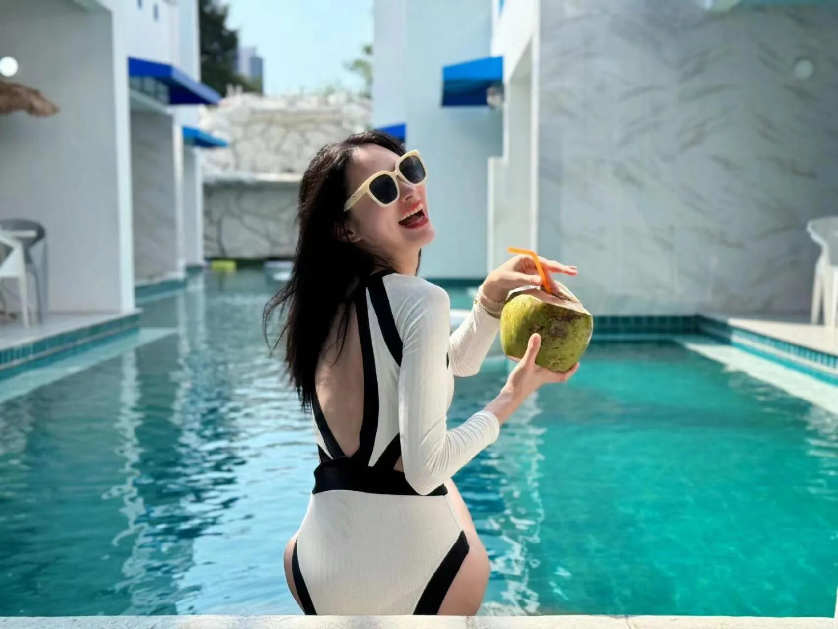 Pool view in Mona Lisa pool villa