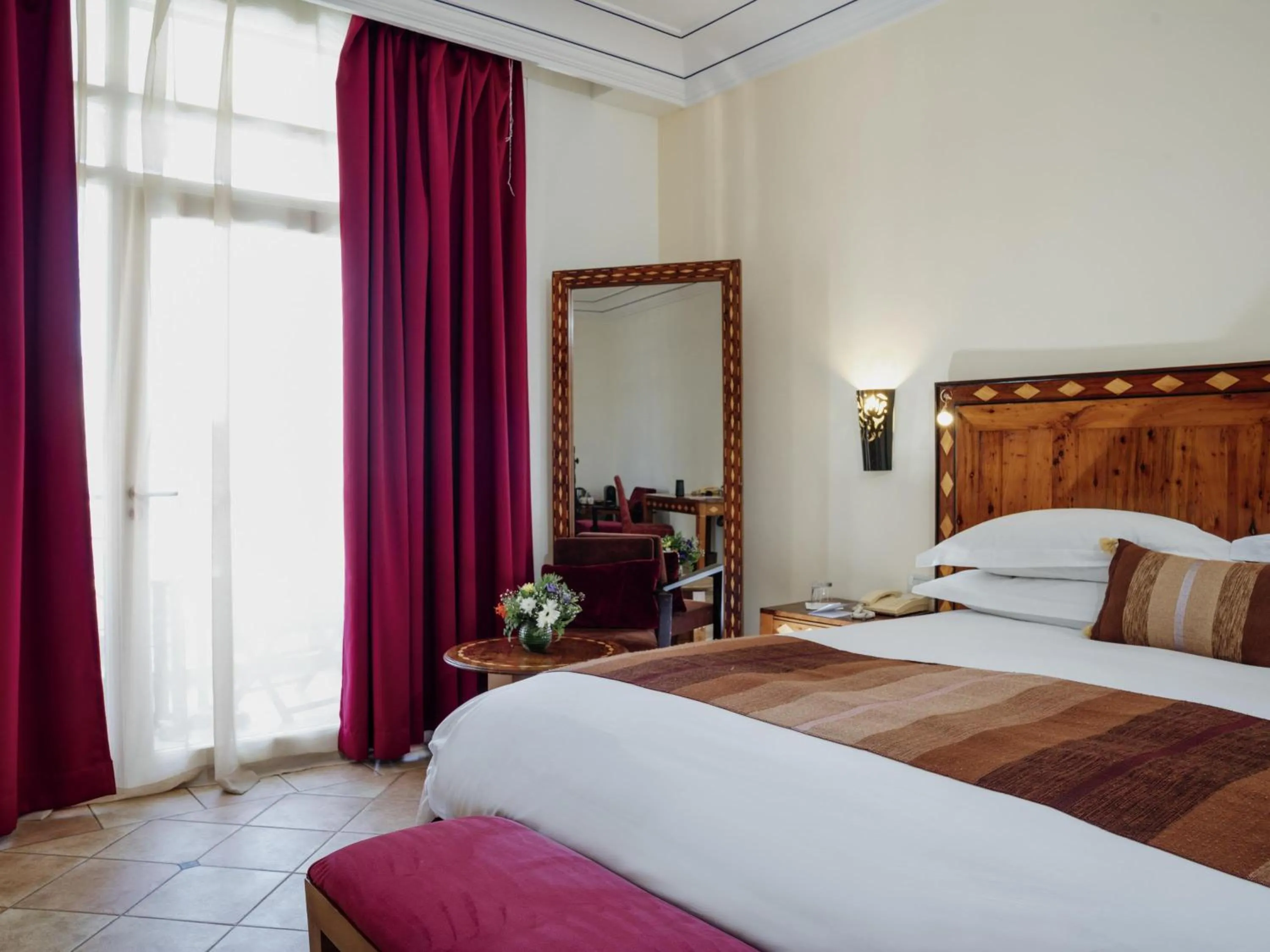 Bedroom, Bed in Le Médina Essaouira Thalassa Sea & Spa - MGallery Collection