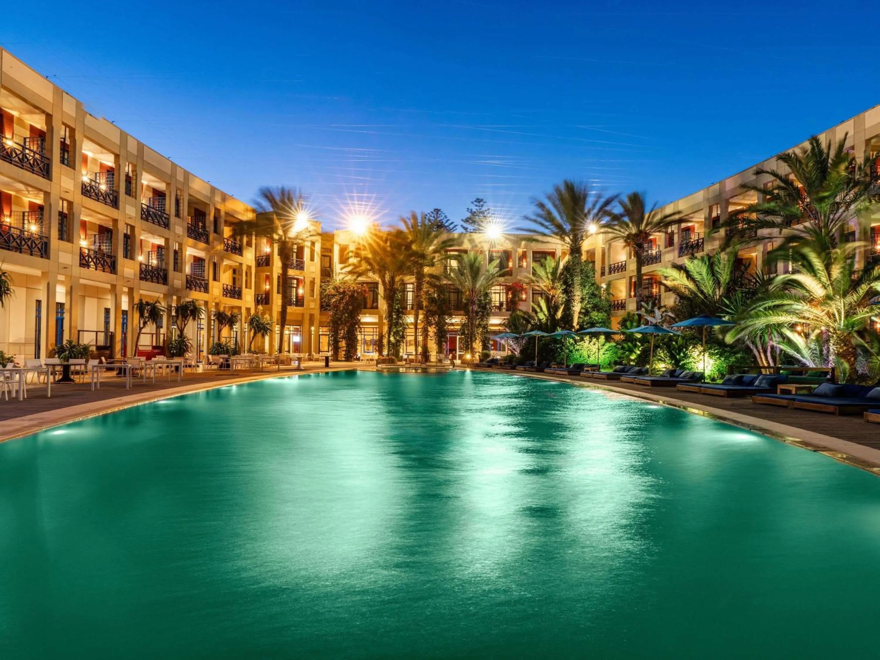 Pool view in Le Médina Essaouira Thalassa Sea & Spa - MGallery Collection