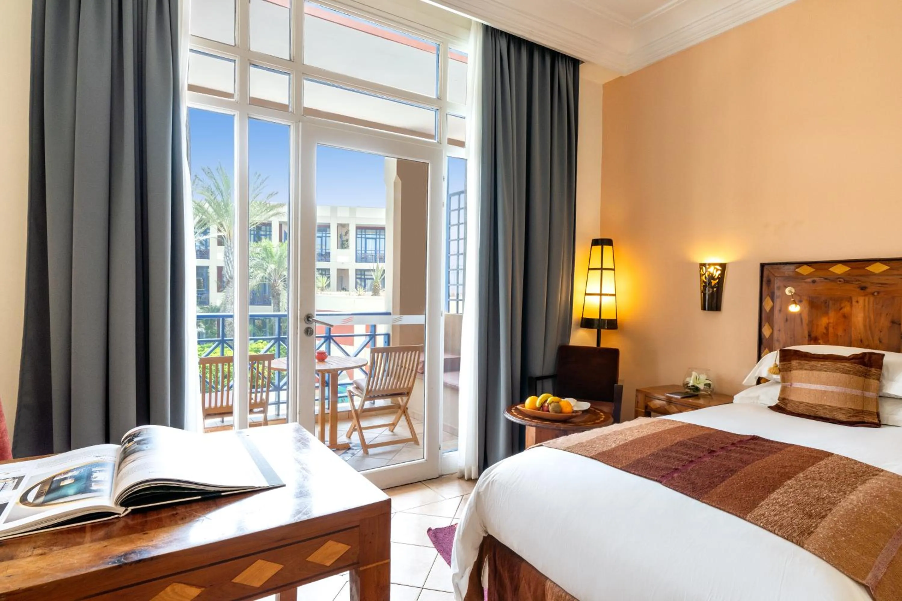 Photo of the whole room, Bed in Le Médina Essaouira Thalassa Sea & Spa - MGallery Collection