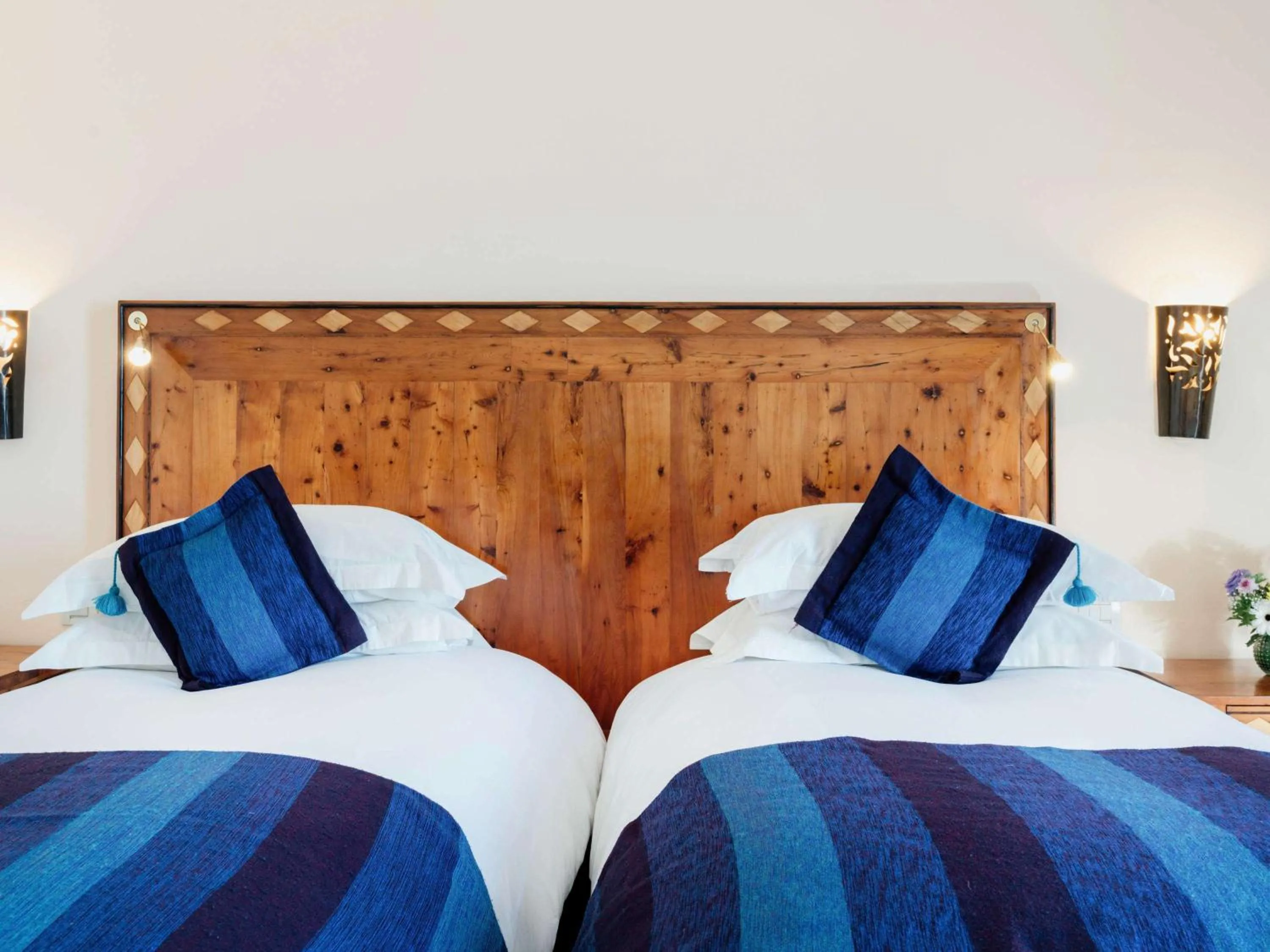 Bedroom, Bed in Le Médina Essaouira Thalassa Sea & Spa - MGallery Collection